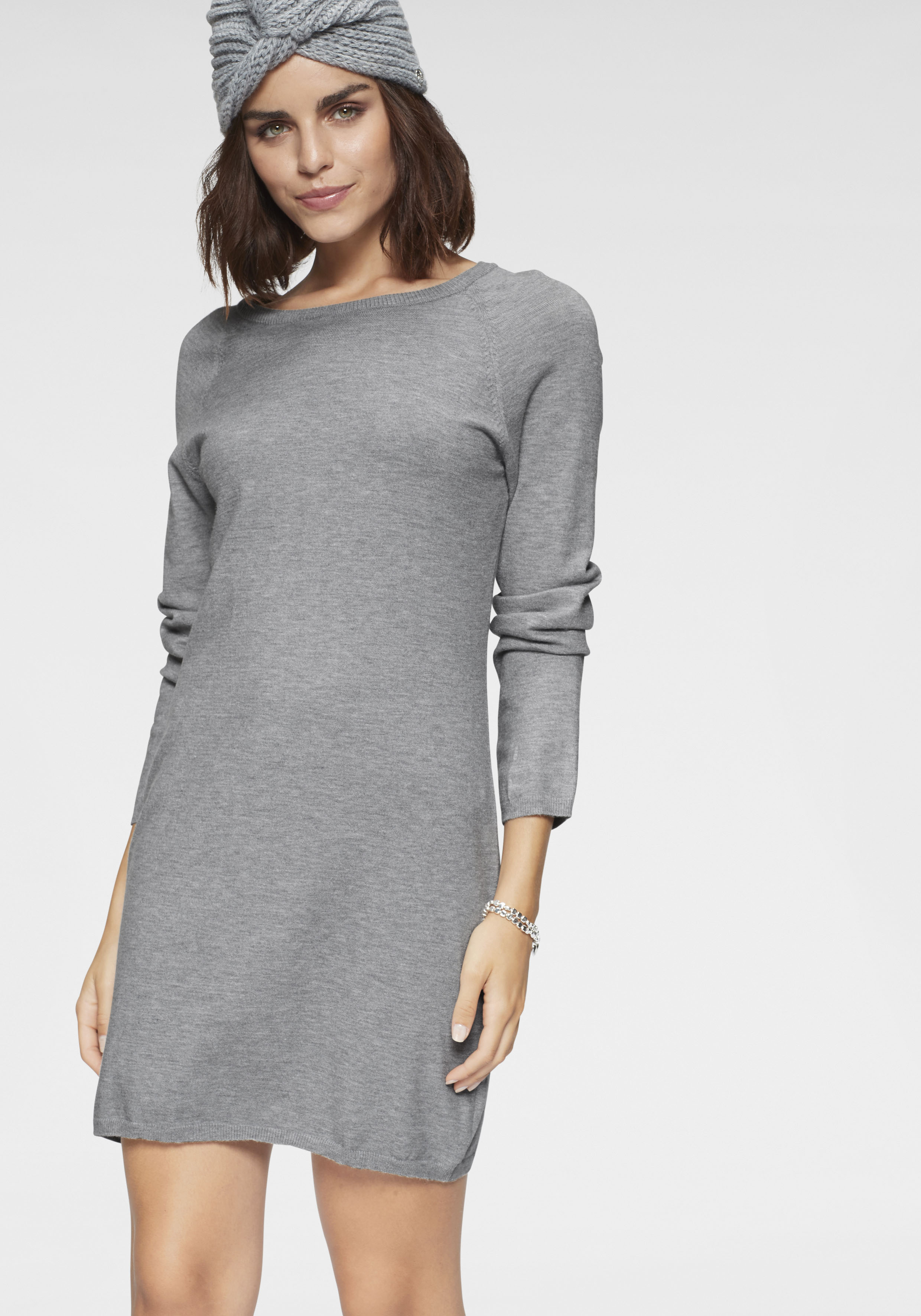 Strickkleid, in figurumspielender Form