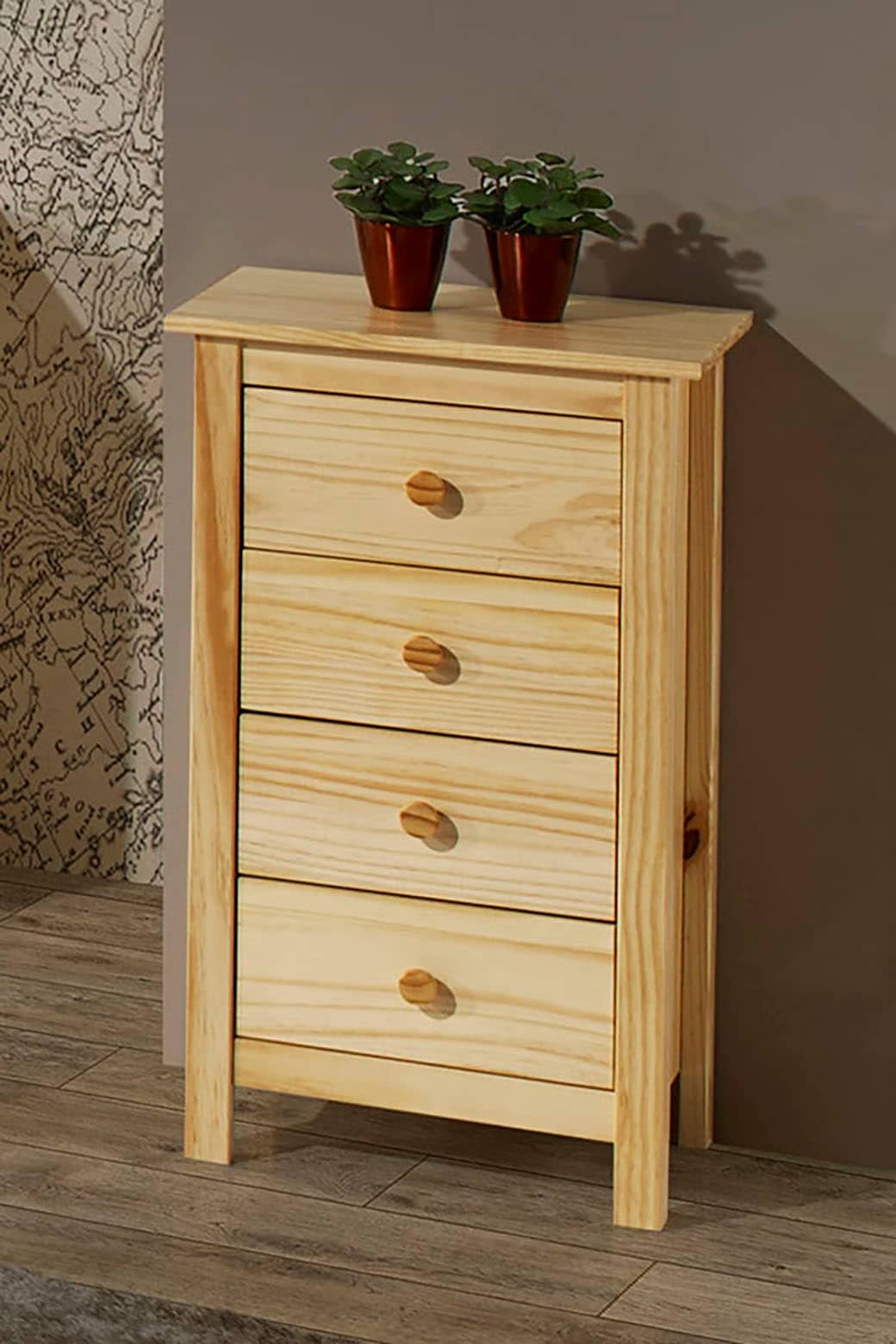 Home affaire Kommode 1 Stk. tlg. Schubladen mit Metallauszügen günstig online kaufen