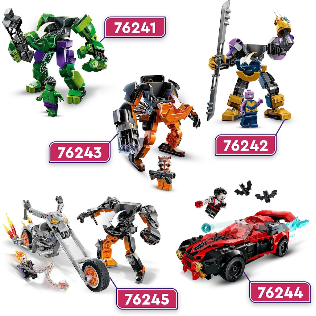 LEGO® Konstruktionsspielsteine »Rocket Mech (76243), LEGO® Marvel«, (98 St.)