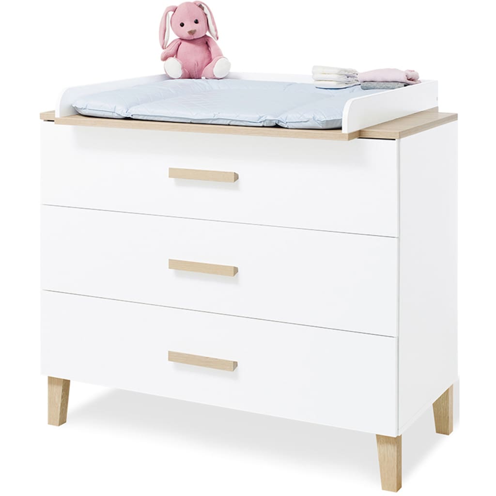 Pinolino® Babymöbel-Set »Lumi«, (Spar-Set, 2 St., Kinderbett, Wickelkommode)