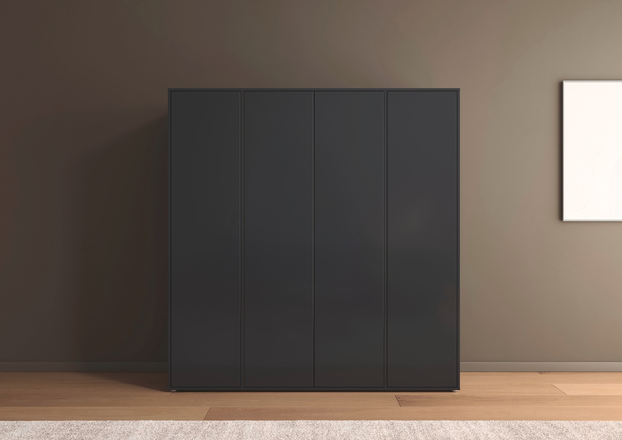 rauch Drehtürenschrank »Kleiderschrank Schrank Garderobe Wäscheschrank NABILA viel Stauraum«, (in 3 verschiedenen Ausstattungen BASIC/CLASSIC/PREMIUM), in 2 Breiten mit Push-to-Open Funktion TOPSELLER MADE IN GERMANY