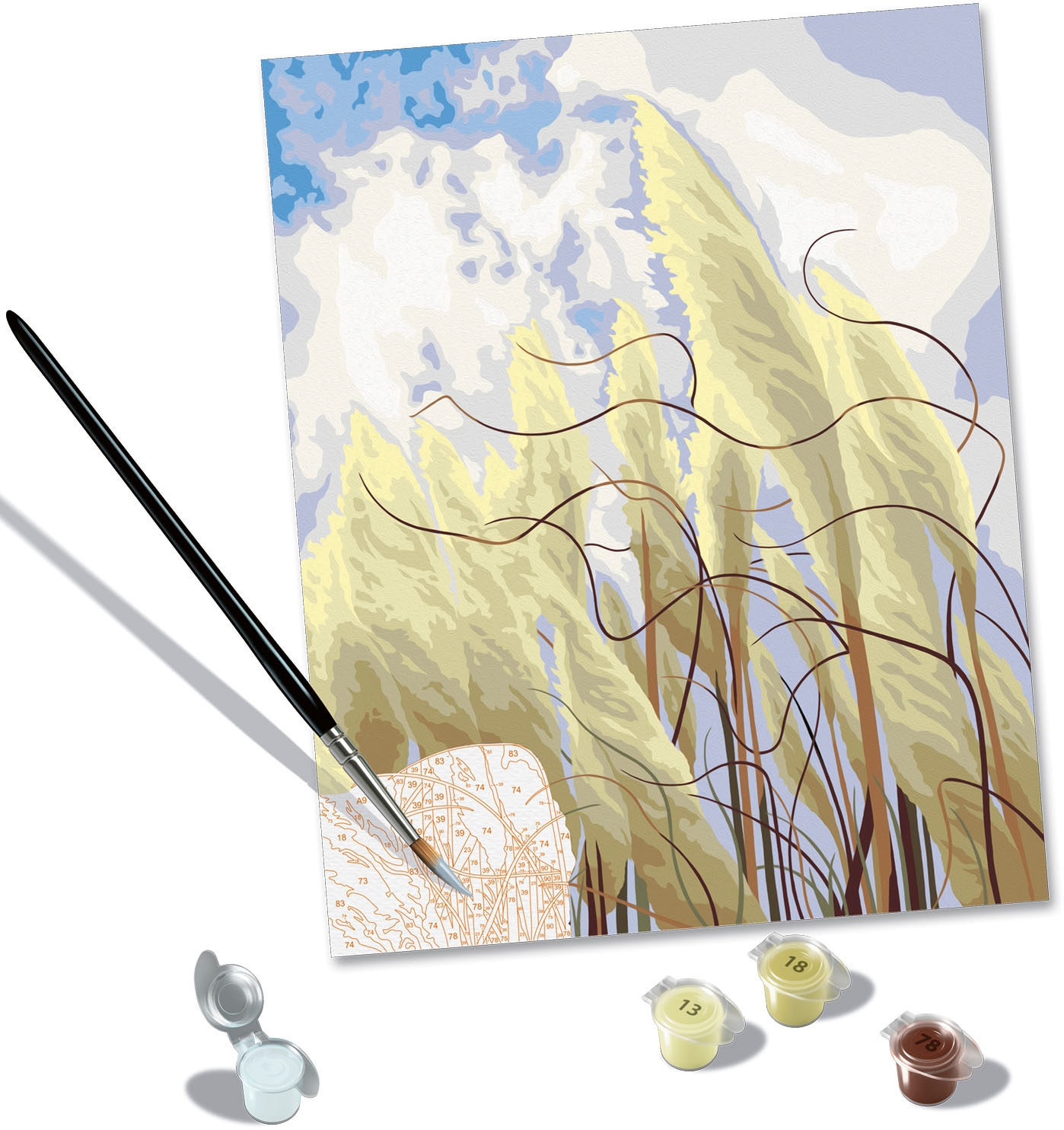 Ravensburger Malen nach Zahlen »CreArt, Grass in the Wind«, Made in Europe