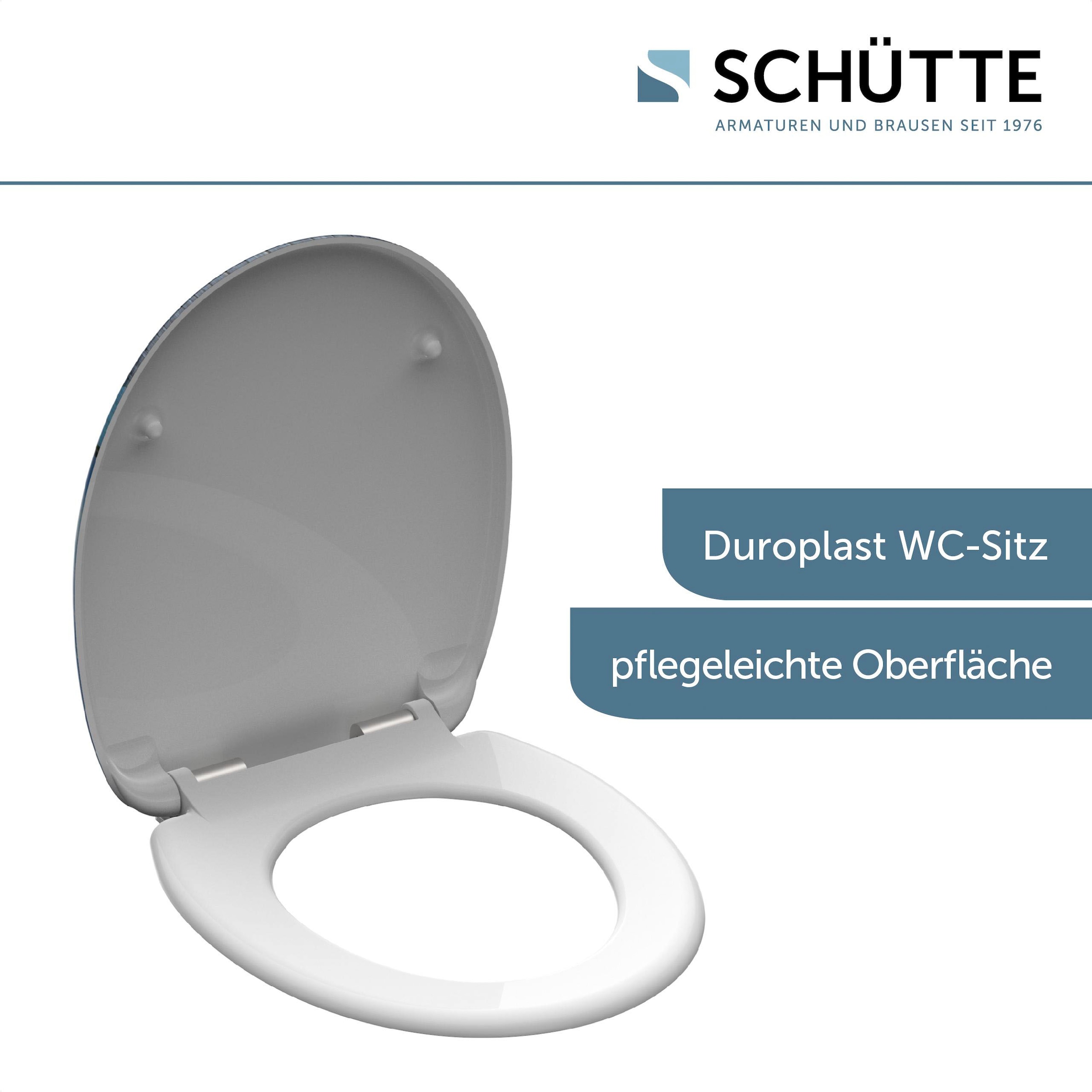 Schütte WC-Sitz »Offline«, Duroplast, mit Absenkautomatik
