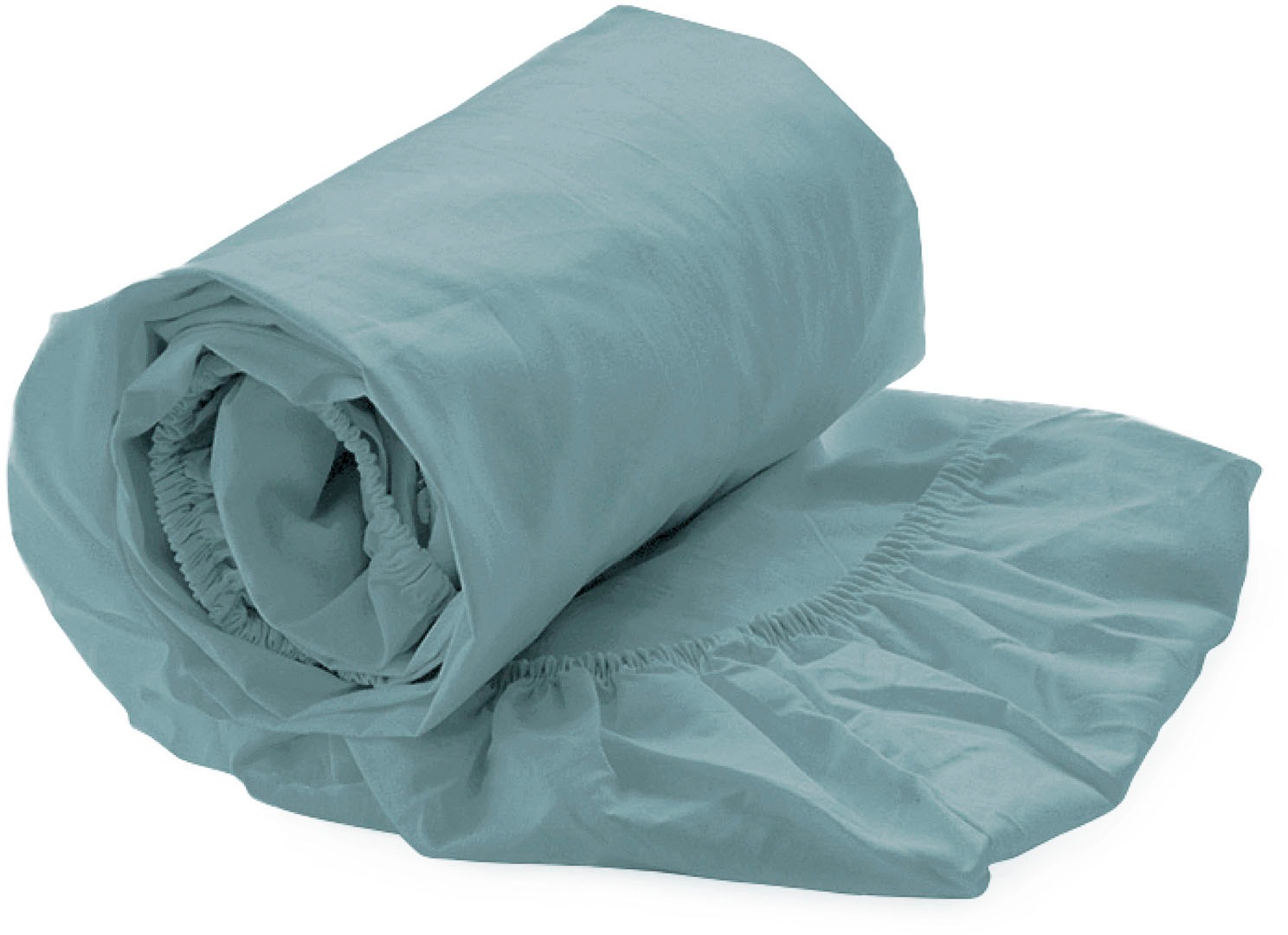 Heckett & Lane Spannbettlaken »Elementi«, Laken aus 100% Baumwolle, hochwertiges Mako-Satin, Betttuch ab 90x200