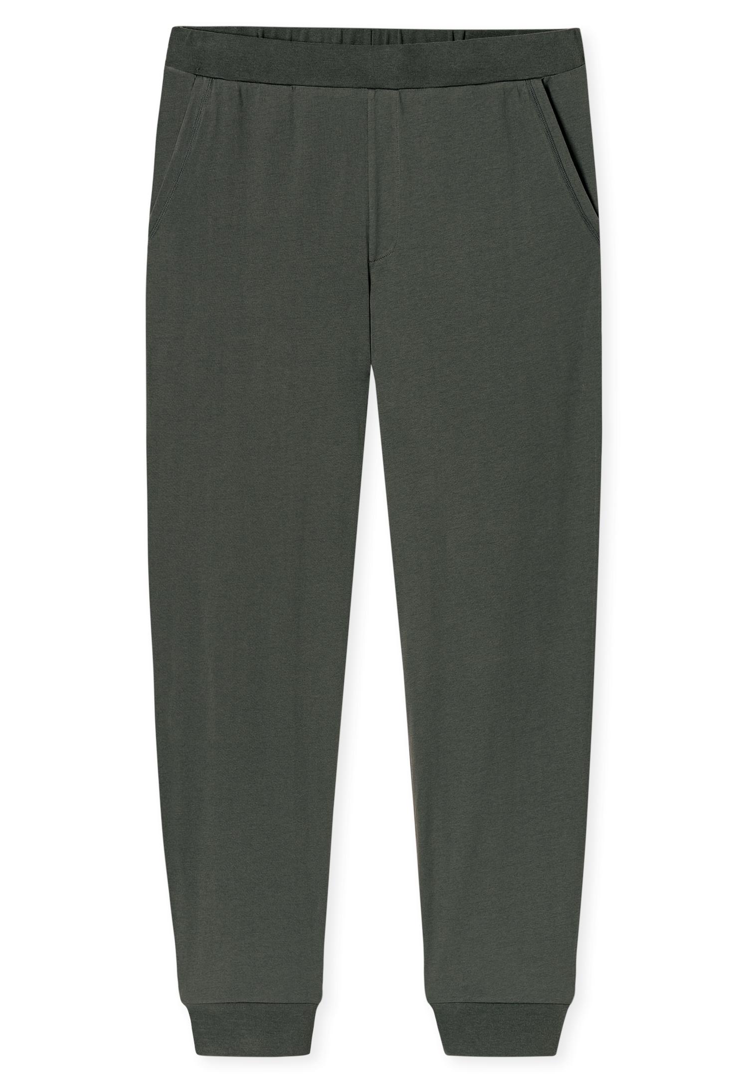 Schiesser Schlafanzug »Modern Nightwear« 2 tlg. seitliche Taschen, Brusttasche, Langarm, Baumwolle, Single Jersey