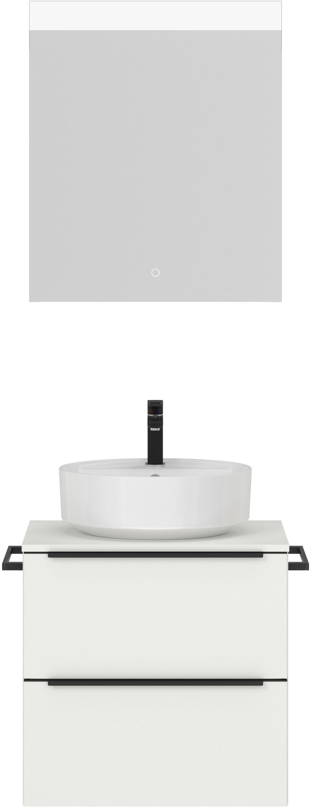 nobilia® Badmöbel-Set »Alvene« vormontiert, mit Soft-Close, 2 Stk. tlg. günstig online kaufen