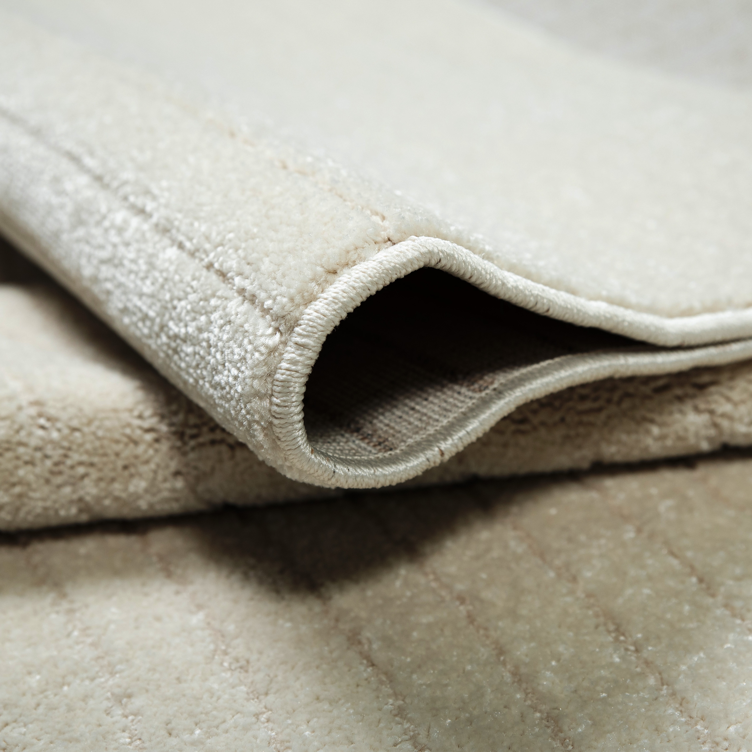 OTTO home Teppich »Revea, Zen Garden-Design in Hoch-Tief-Struktur,« rechteckig 9 mm Höhe 3D-Effekt, softer Kurzflor, pflegeleicht, Scandi-Look