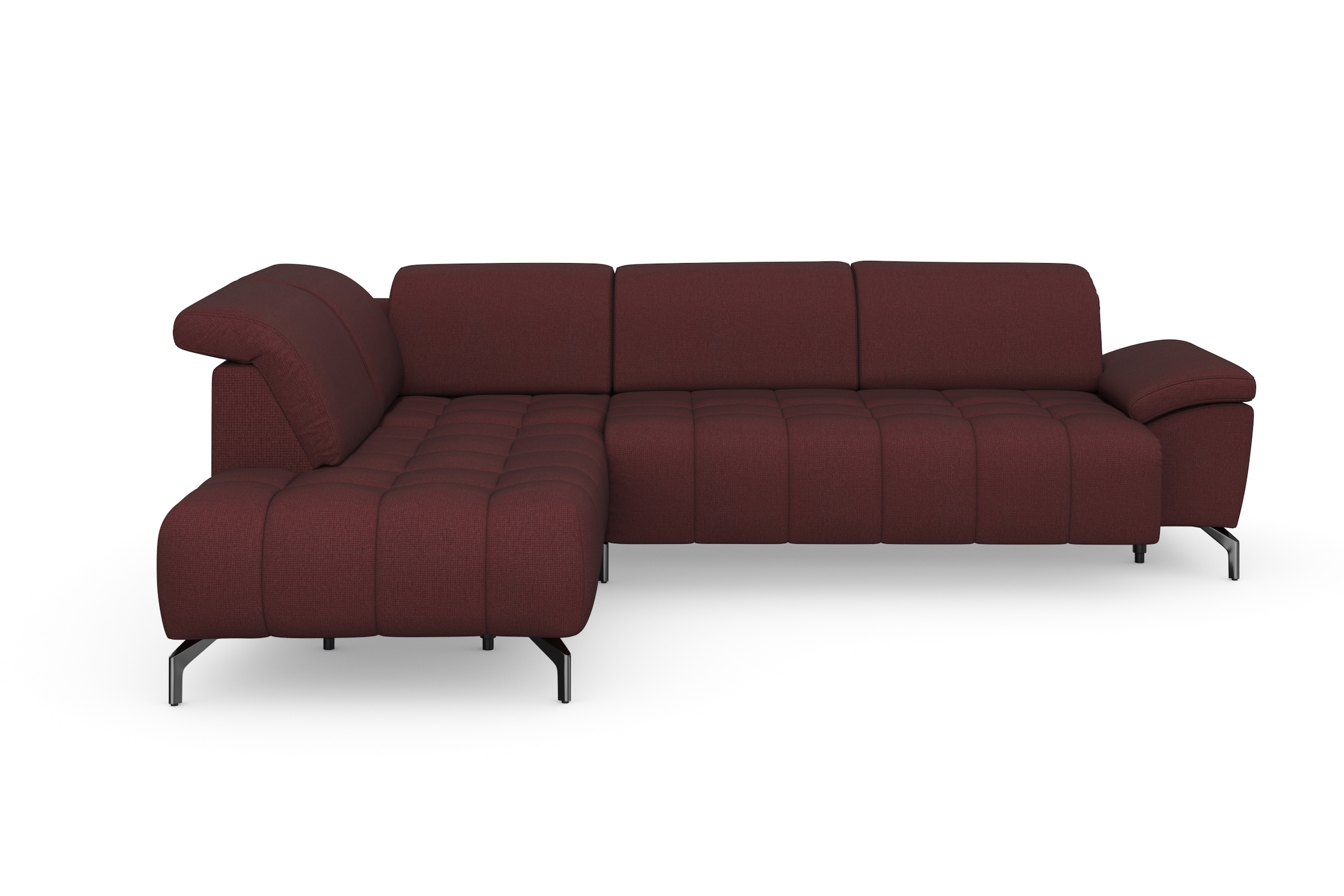 sit&more Ecksofa »Cool L-Form«, wahlweise mit Kopfteilverstellung und Vorzi günstig online kaufen
