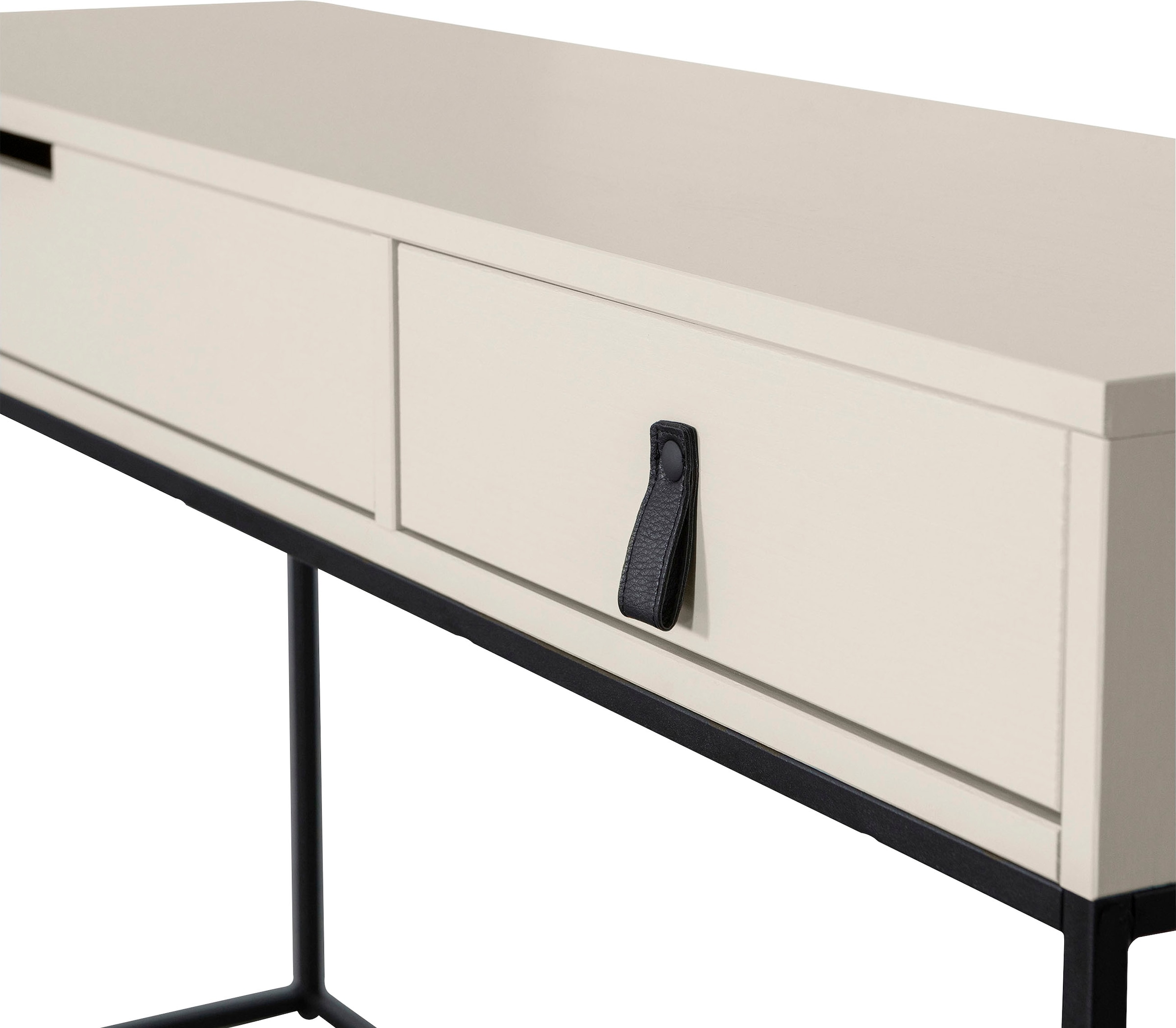 WOOOD Schreibtisch »Silas«, viel Stauraum, zwei Schubladen, H 74 cm x B 140 cm