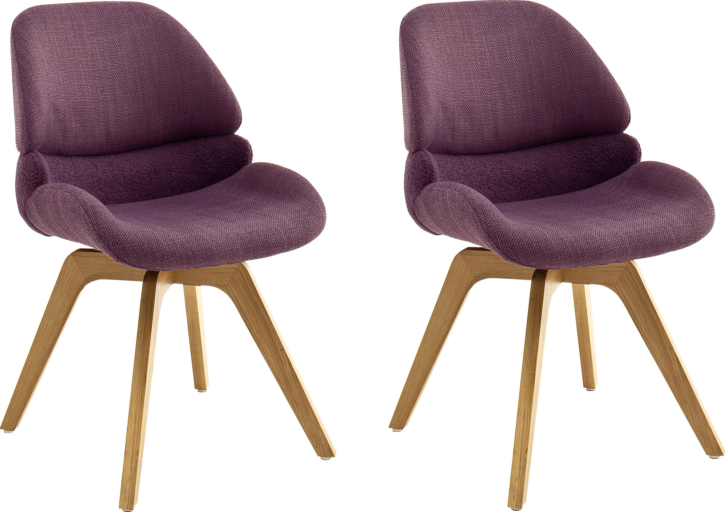 MCA furniture Esszimmerstuhl »Henderson« (Set) 2 Stk. 180° drehbar mit Nive günstig online kaufen
