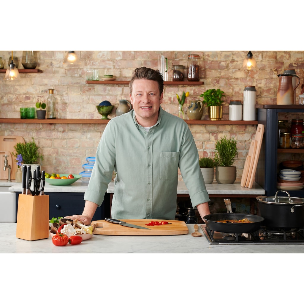 Tefal Messer-Set »K267S4 Jamie Oliver«, (Set, 4 tlg.), hohe Leistung, unverwechselbares Design, widerstandsfähig/langlebig