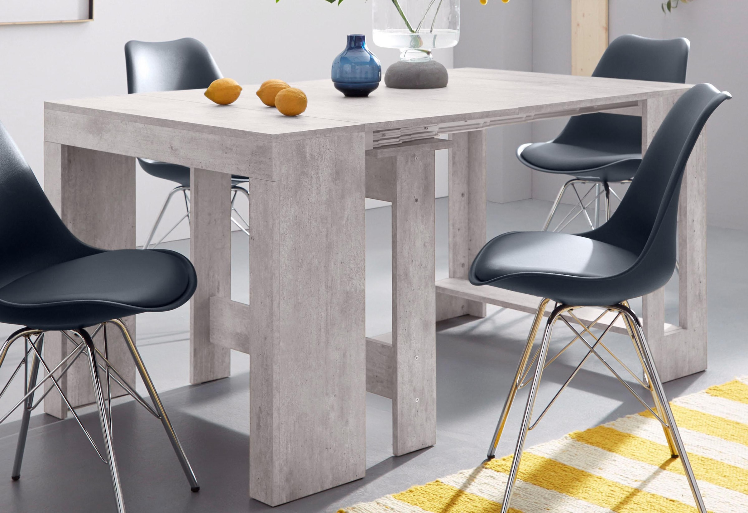 INOSIGN Esstisch »Praktika, Küchentisch, Wohnzimmertisch, Speisetisch«, mit Auszugsfunktion, ausziehbar von 50 cm auf 300 cm