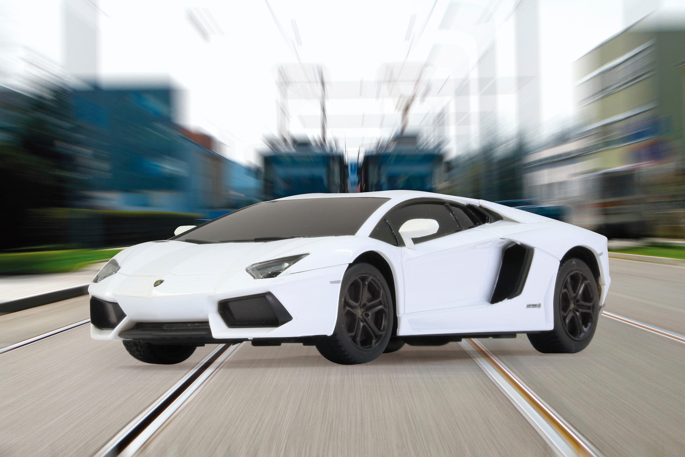 Jamara RC-Auto »Deluxe Cars, Lamborghini Aventador, 1:24, weiss, 2,4GHz«