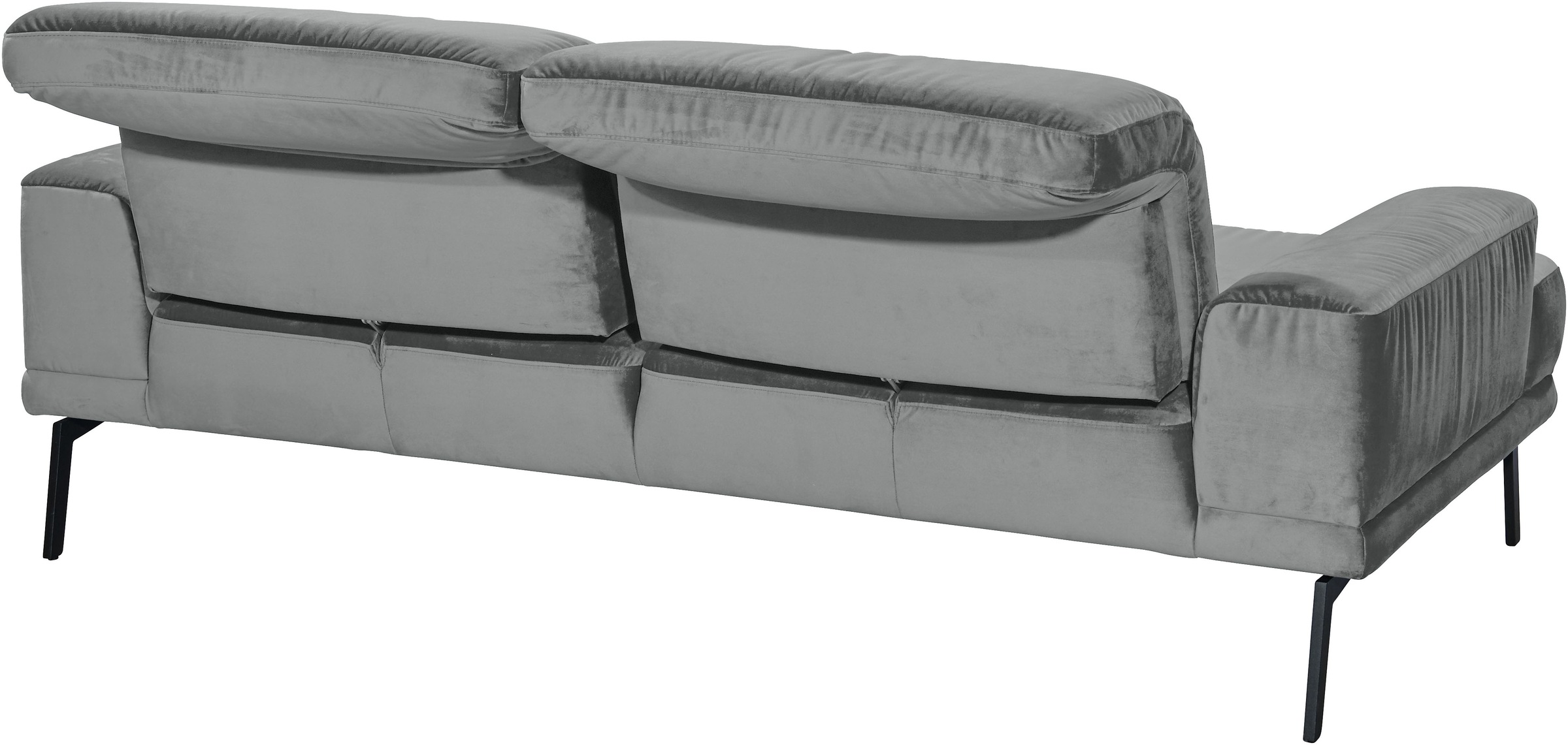 Musterring 3-Sitzer »MR 4580«, inkl. Kopf- und Sitztiefenverstellung, Fuß schwarz, B228 x T103 cm