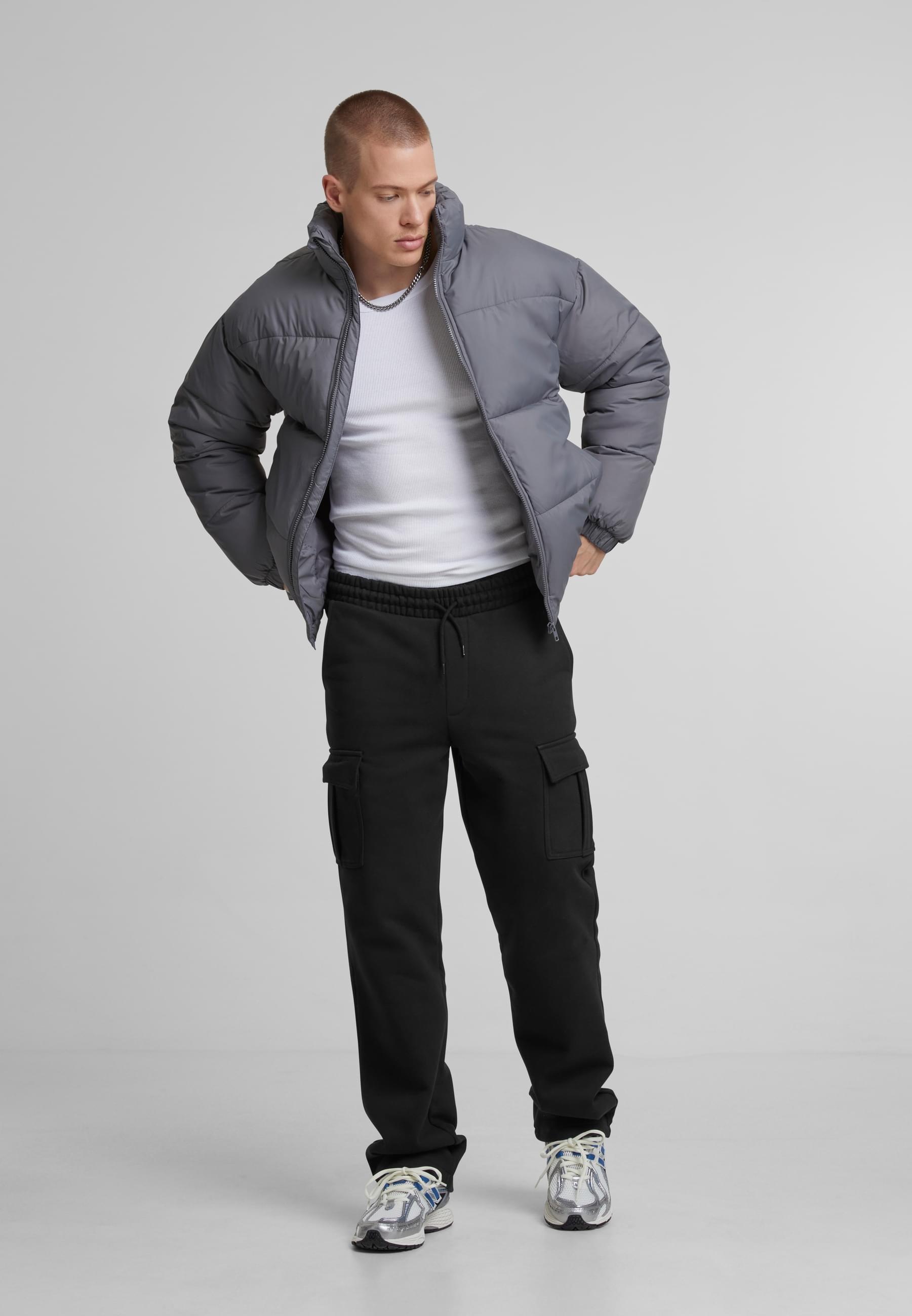 URBAN CLASSICS Winterjacke »Urban Classics Basic Puffer Winter Jacket« 1 Stk. tlg. mit Kapuze