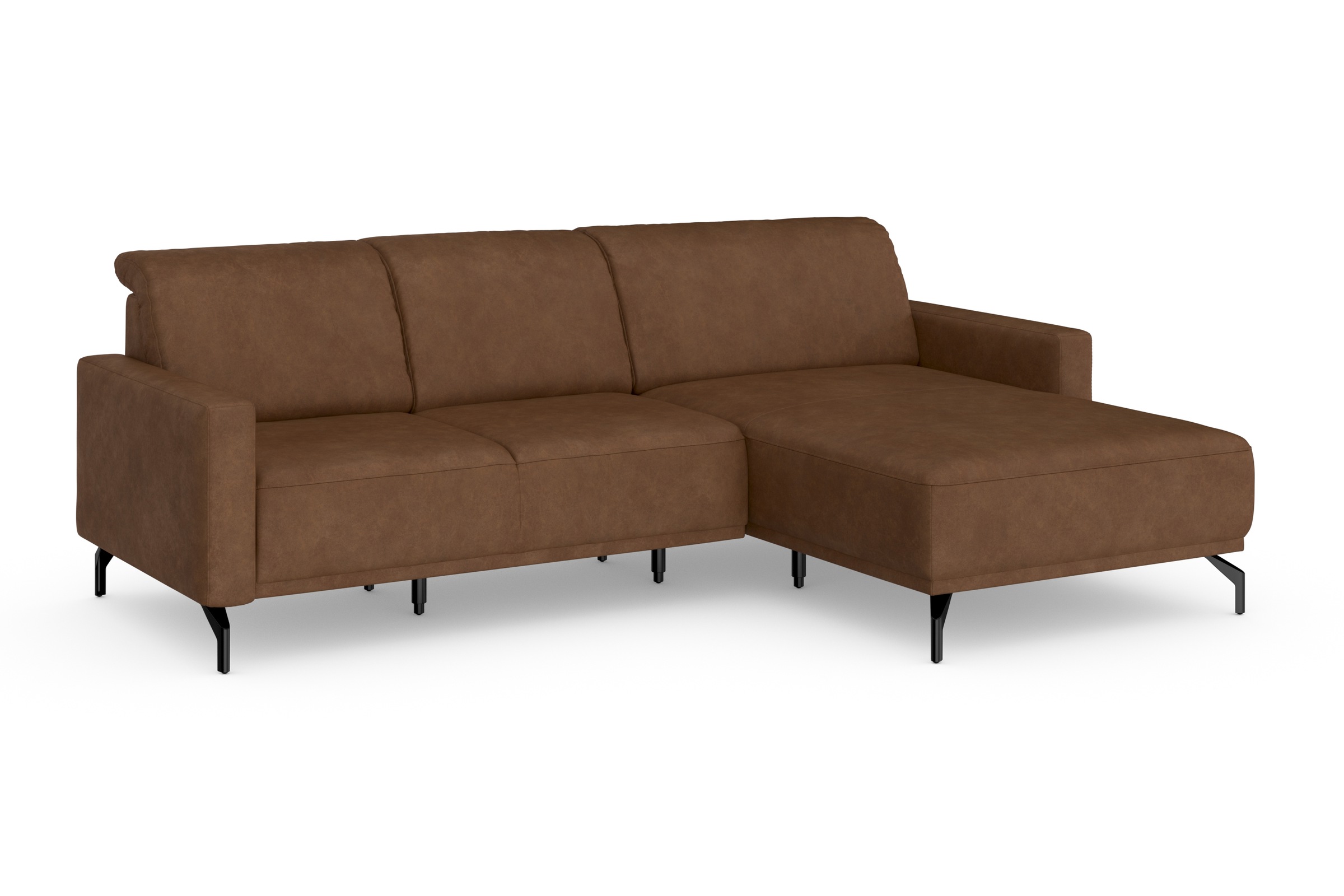 sit&more Ecksofa »Bailando L-Form«, wahlweise mit Kopfteilverstellung und Vorziehsitz, motorisch