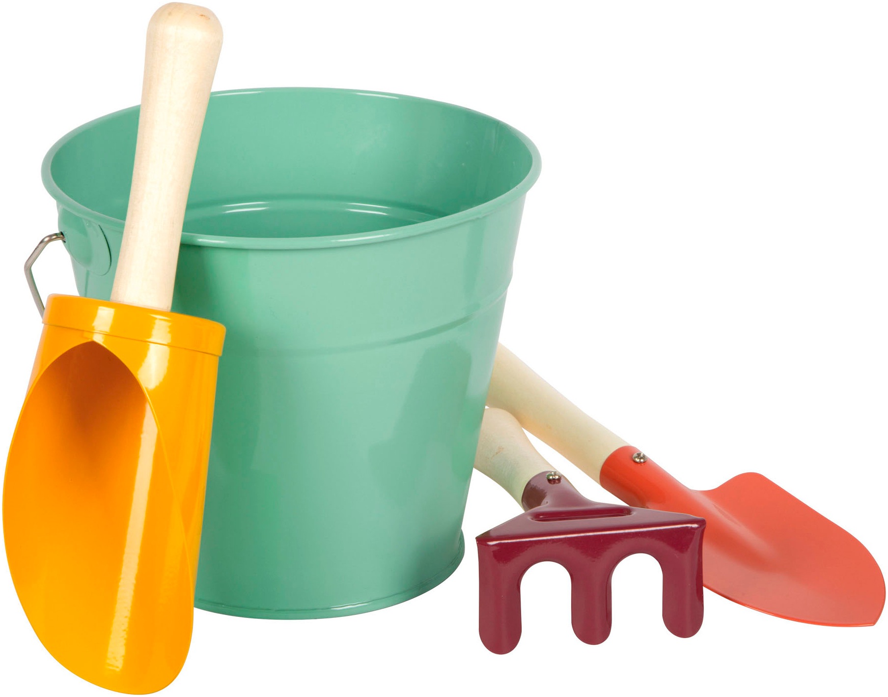 Small Foot Kinder-Gartenset »Handschaufel-Set + Eimer, Tiny Garden«