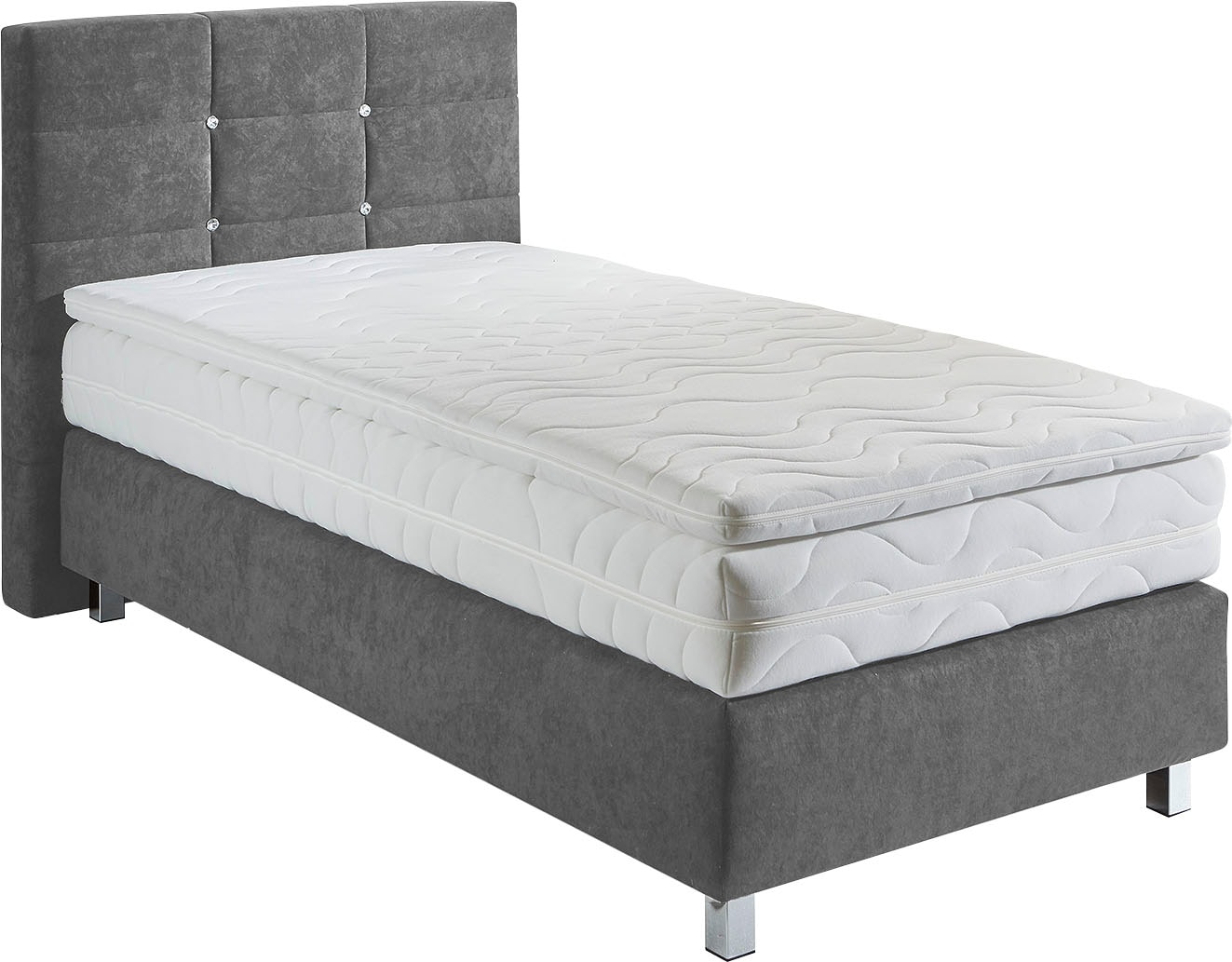 Westfalia Schlafkomfort Boxspringbett mit Zierkissen günstig online kaufen