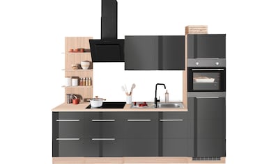 HELD MÖBEL Küchenzeile »Brindisi«, mit E-Geräten, Breite 270 cm kaufen