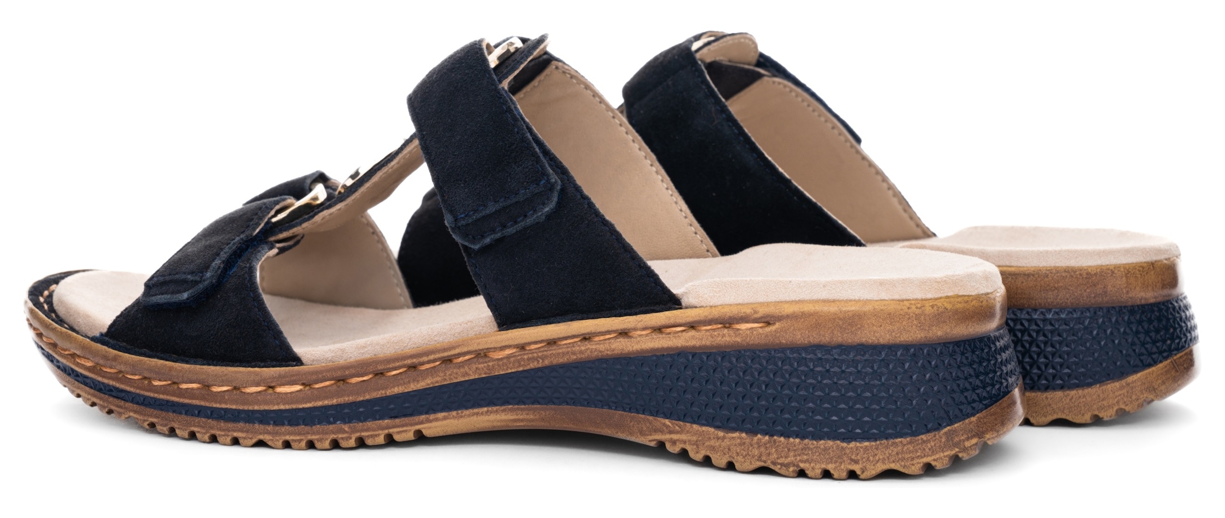 Ara Pantolette »HAWAII«, Keilabsatz, Sommerschuh, Schlappen mit Klett