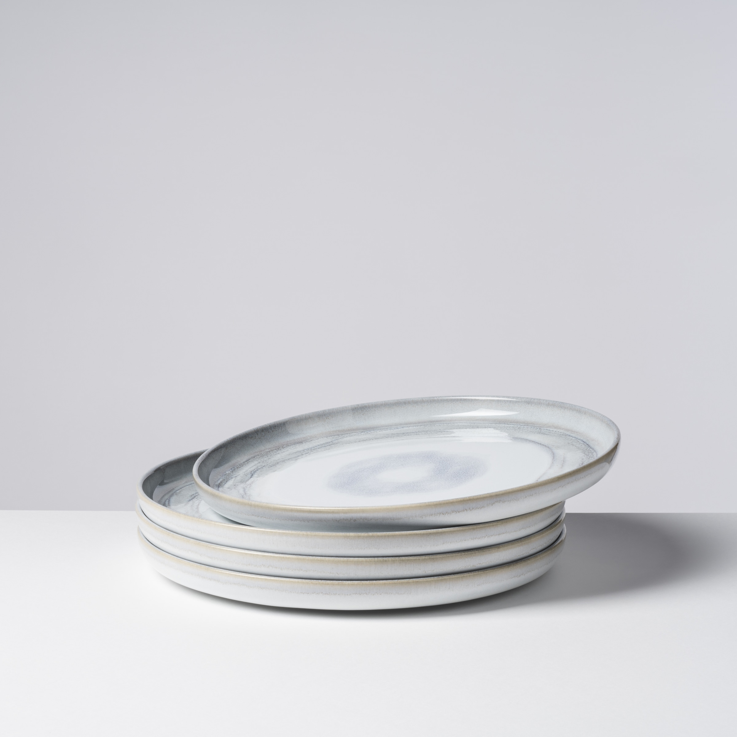 gipfelstück Speiseteller »Tiefer See« Scandi-Style, glänzende Reaktivglasur, jedes Stück ein Unikat