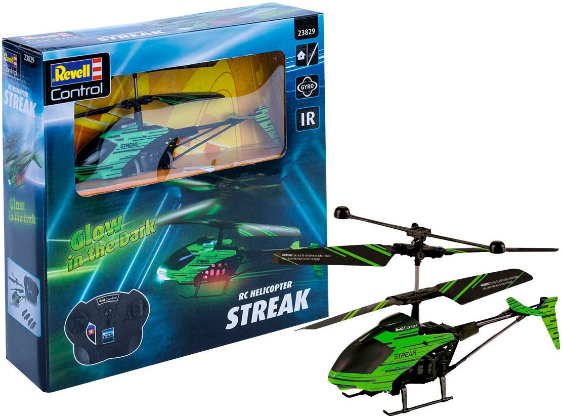 Revell® RC-Helikopter »Revell® control - Streak; Glow in the dark«, leuchtet im Dunkeln