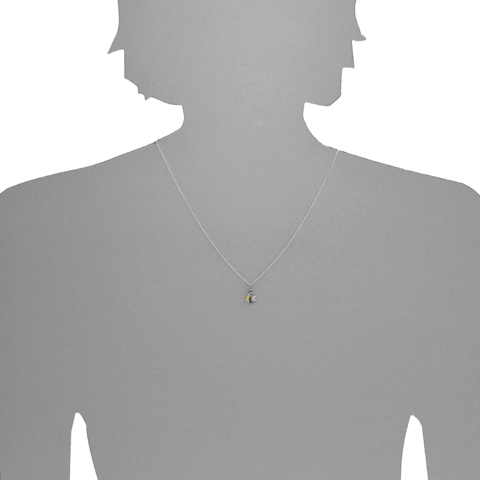 OSTSEE-SCHMUCK Kette mit Anhänger »Ostsee-Schmuck Kette mit Anhänger kleiner Fisch«, (2 tlg.)