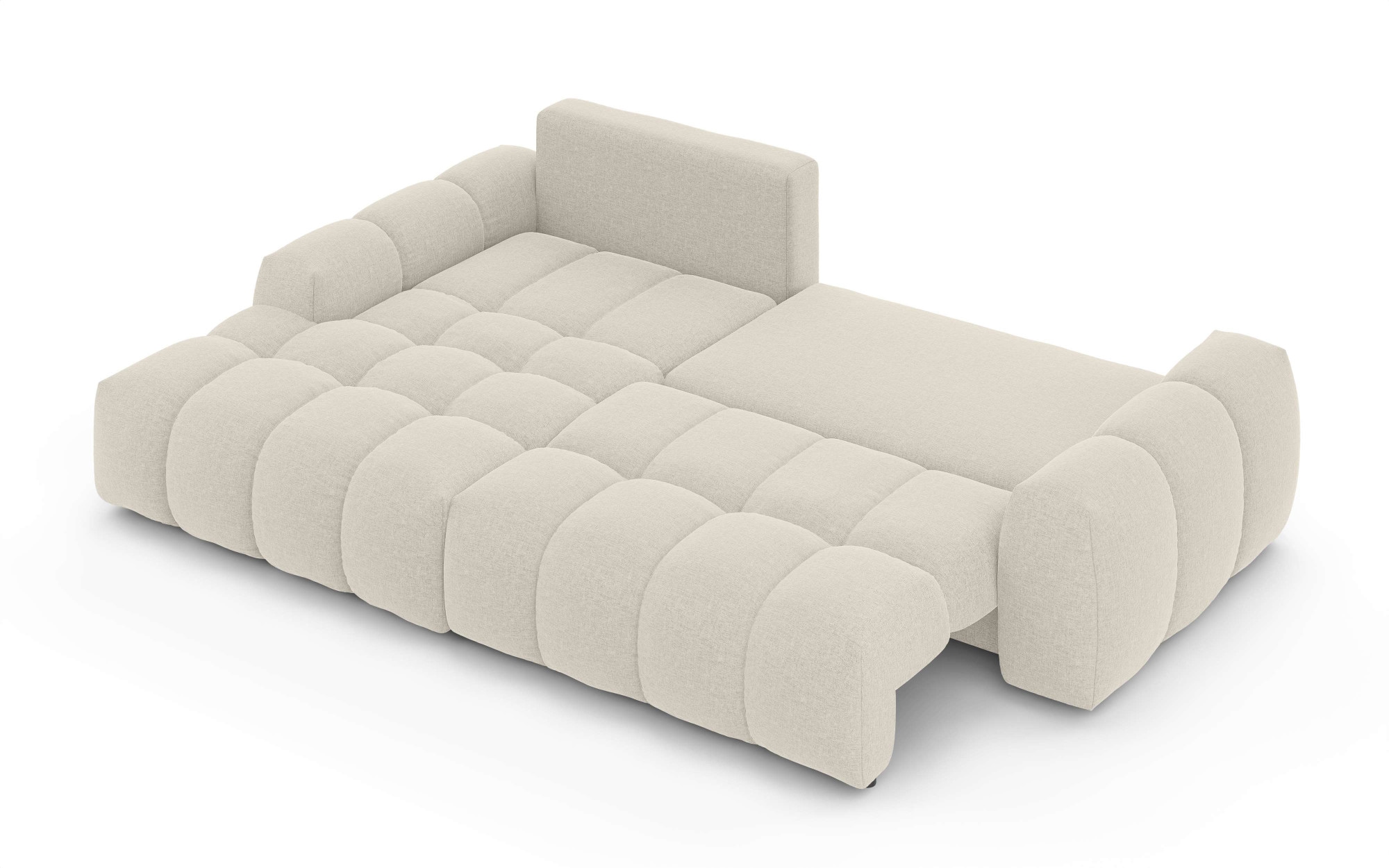 INOSIGN Ecksofa »AZITA klein optionale Schlafsofa mit Bettkasten, B/T/H: 270/166,5/84cm«, L-Form mit Wellenunterfederung, Bubble-Optik