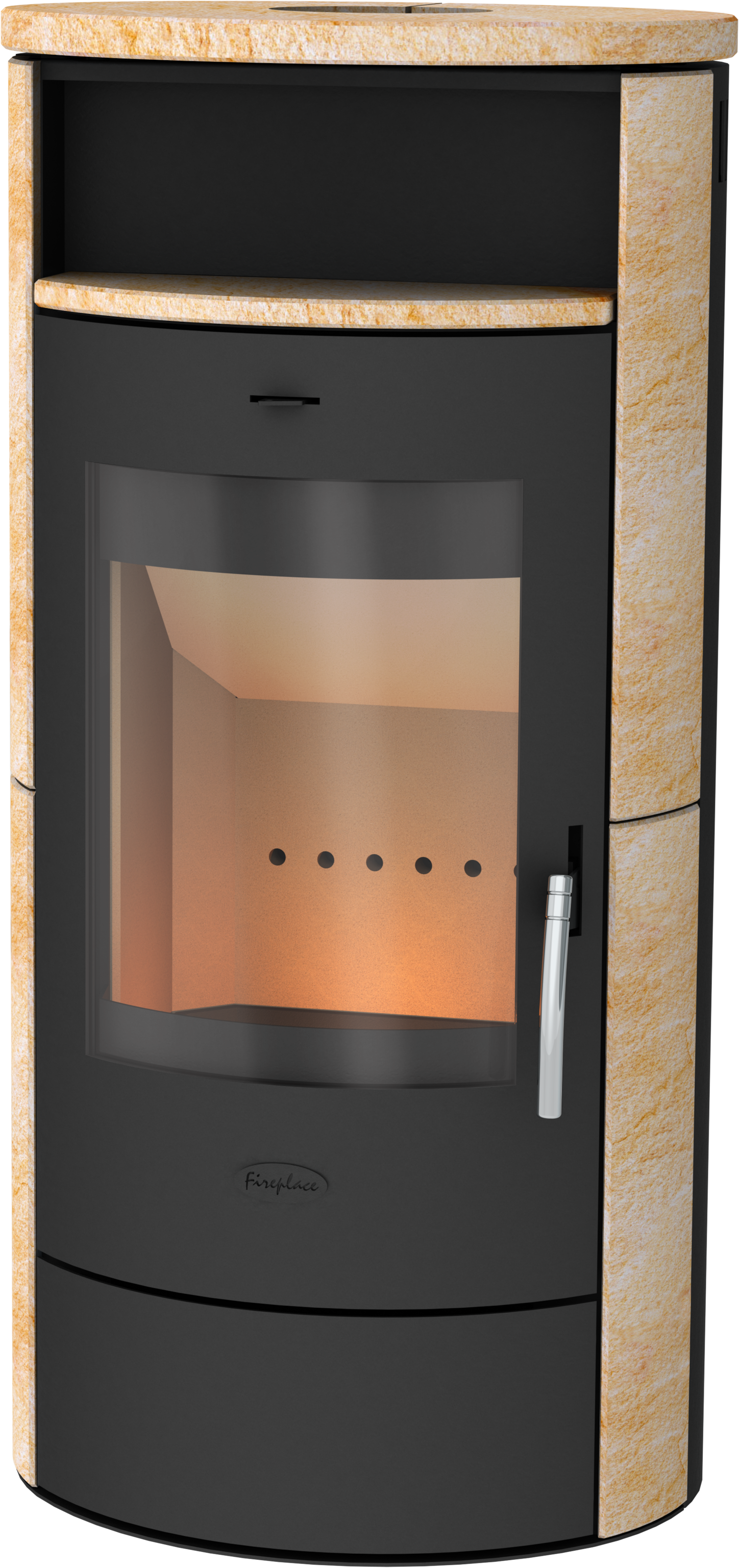 Fireplace Kaminofen »Heathus Piacenza Sandstein« Warmhaltefach