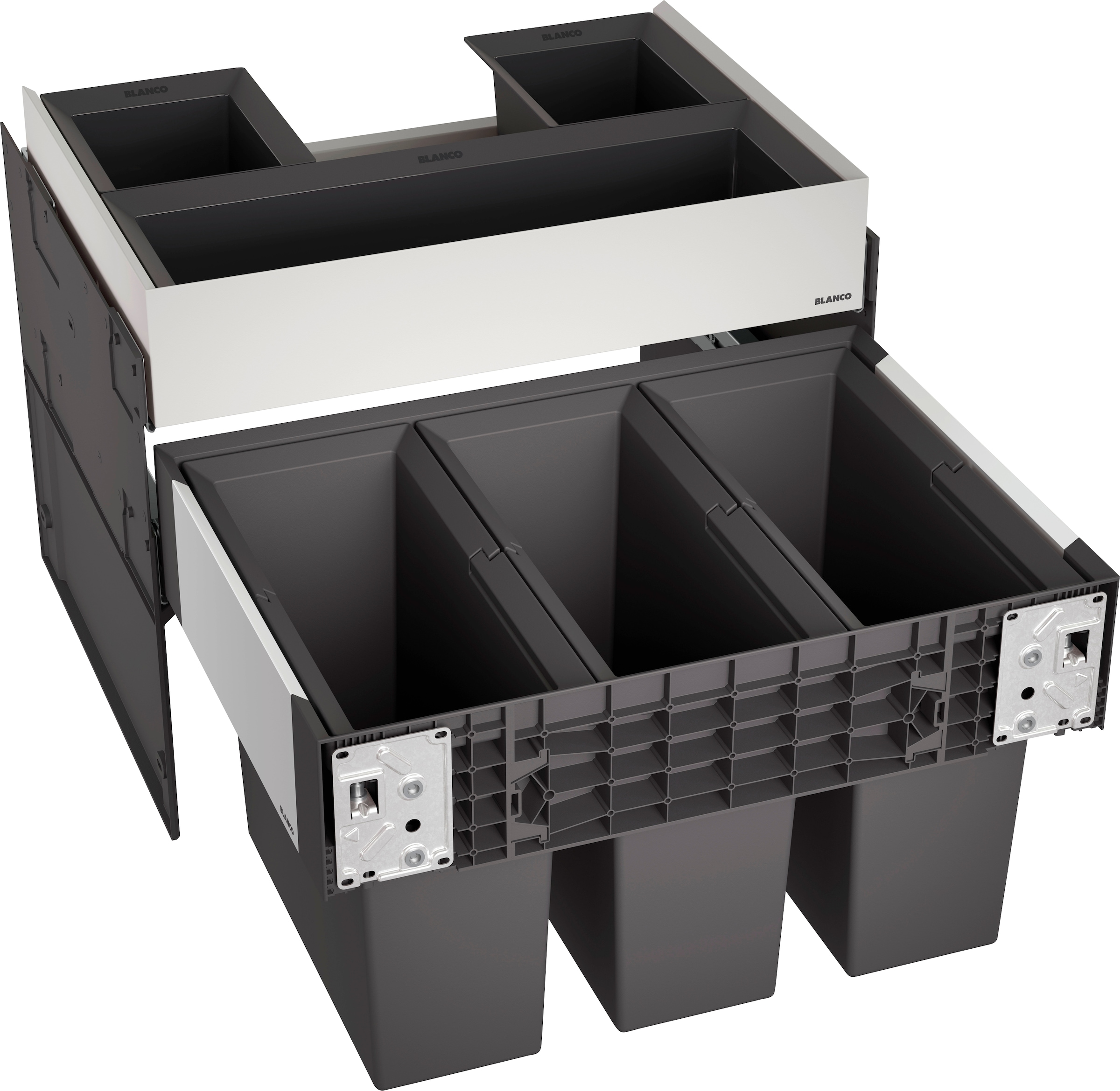 Blanco Mülltrennsystem »Select II 60/3 Orga«, 3 Behälter, Kunststoff, Stahl günstig online kaufen