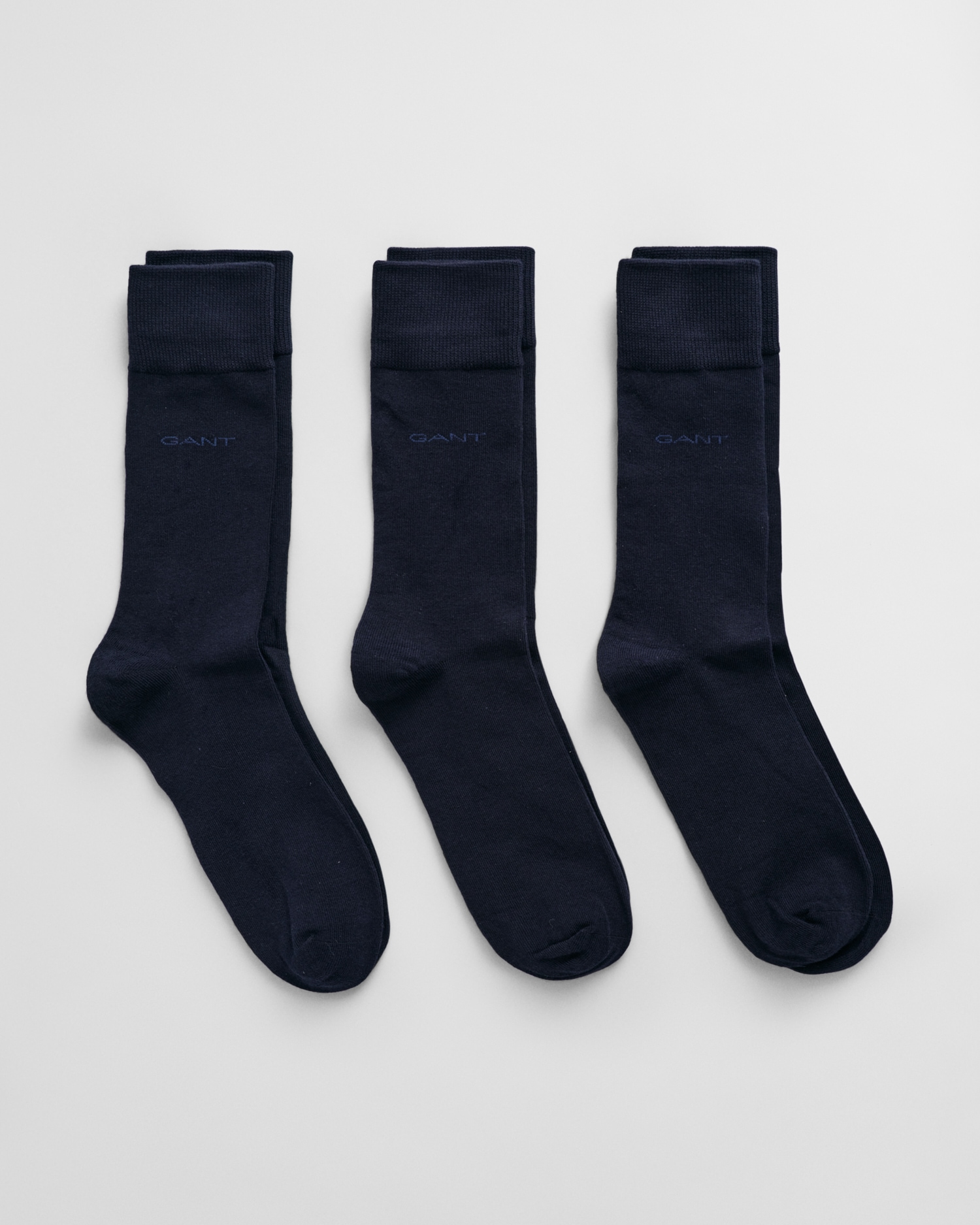 Gant Basicsocken »SOFT COTTON SOCKS 3-PACK« Packung, 3, 3 Stk. tlg. mit Logodruck am Knöchel