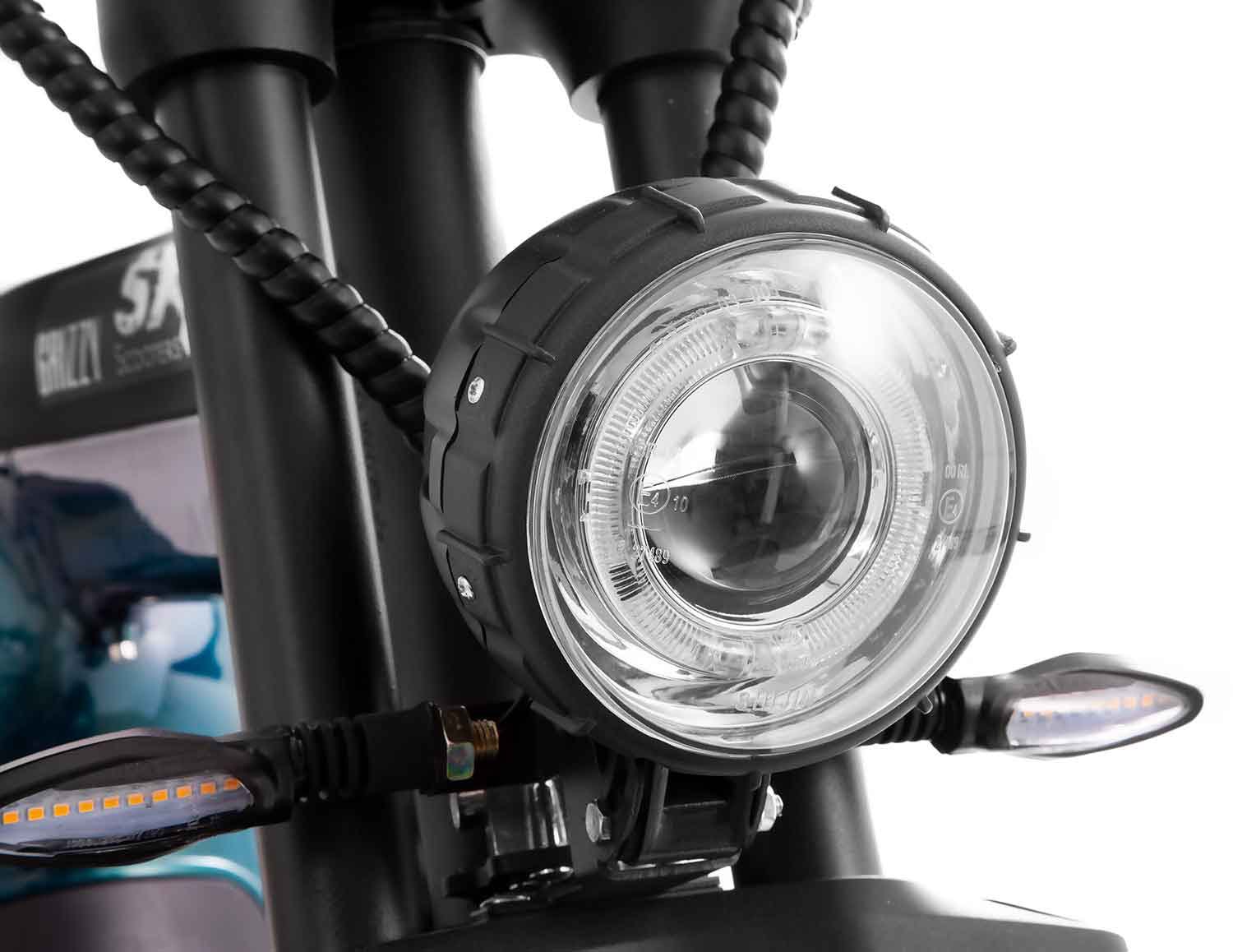 SXT Scooters E-Motorroller »SXT Grizzy«, bis zu 70 km Reichweite, mit Straßenzulassung und integr. Alarmanlage