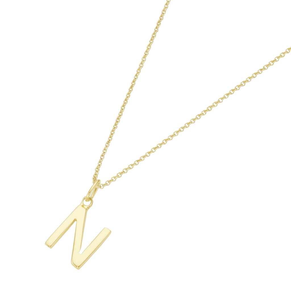 Luigi Merano Kette mit Anhänger »Anhänger Buchstabe N Gold 585« Luigi Merano Kette mit Anhänger »Anhänger Buchstabe N Gold 585«