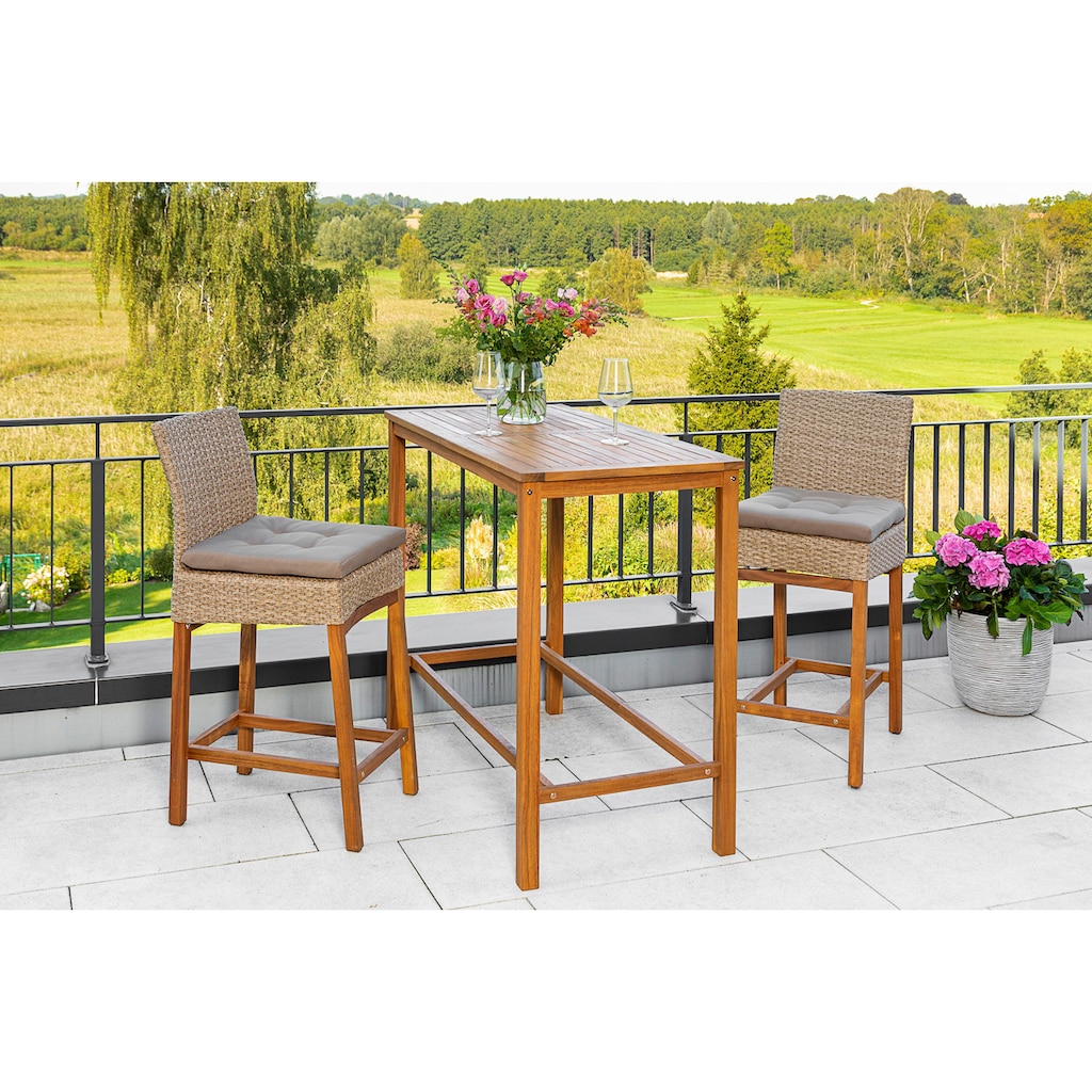 MERXX Gartenbar-Set, (3 tlg.)