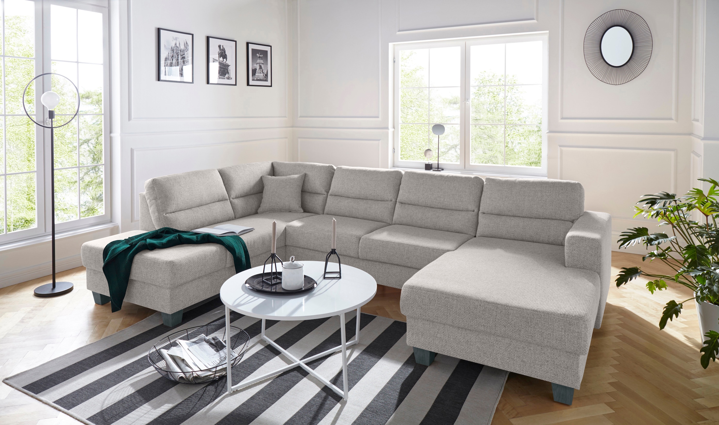 TRENDMANUFAKTUR Wohnlandschaft »Chamber, zeitlos und modern, bequem, hoher günstig online kaufen