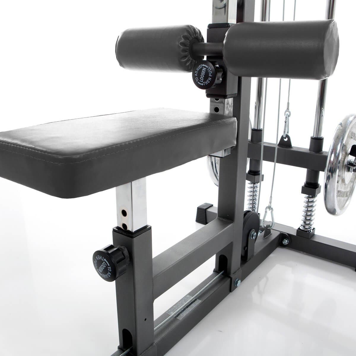 Finnlo by Hammer Kraftstation »Mulit-Lat Tower«, (Latzug, Seilzug, Ruderfunktion), multifunktionale Fitnessstation, max. Trainingsgewicht 120 kg