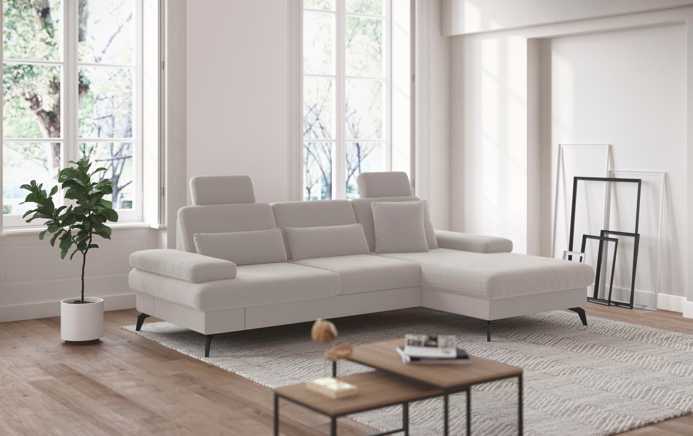 sit&more Ecksofa »Morris L-Form, inkl. Sitztiefenverstellung« wahlweise mit günstig online kaufen