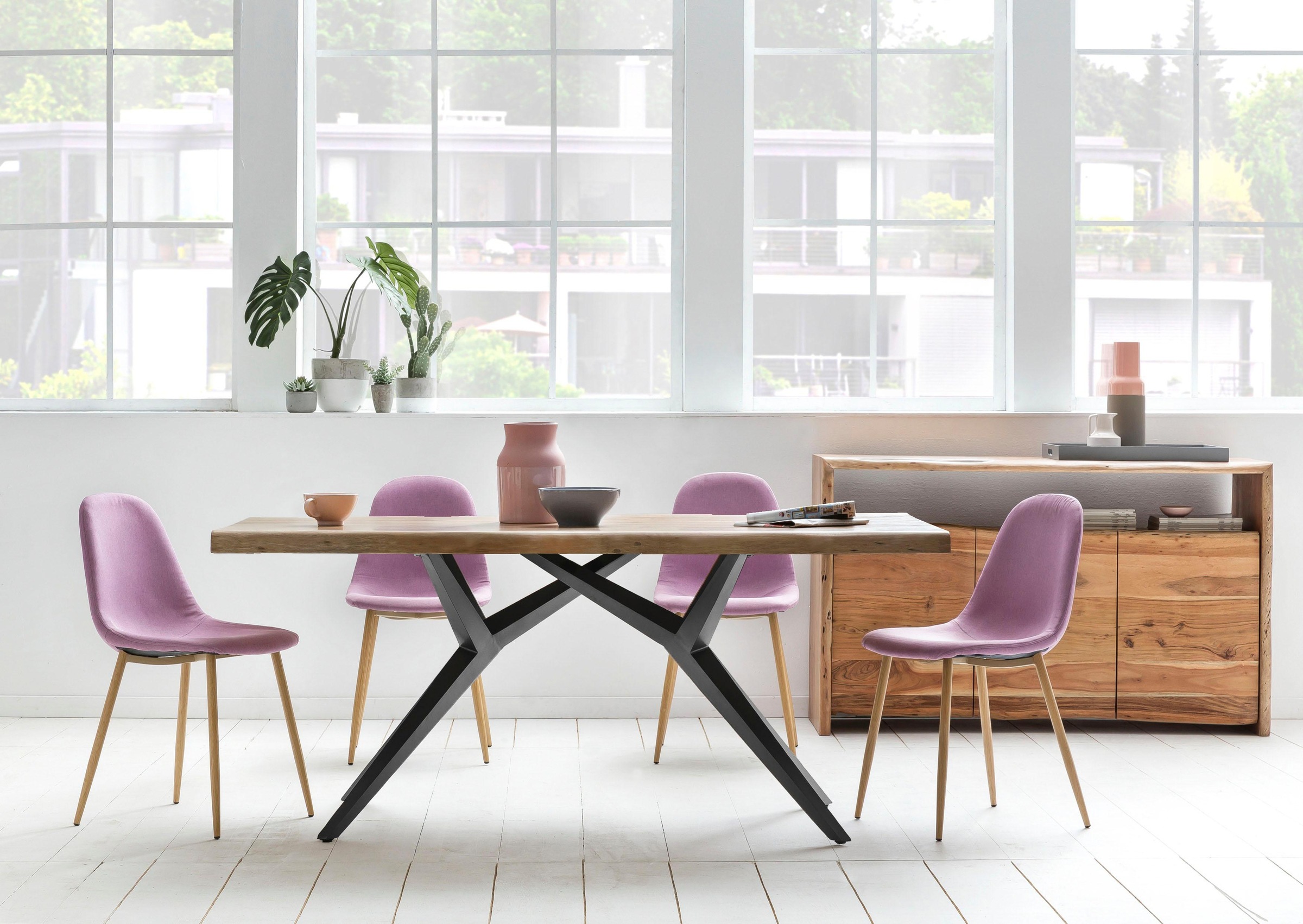 SIT Esstisch »Tables« mit elegantem Metallgestell, Shabby Chic, Vintage günstig online kaufen