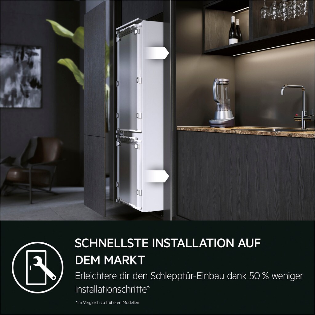 AEG Einbaukühlgefrierkombination »SCE818E8MS 92556008«, SCE818E8MS 92556008, 177,2 cm hoch, 54,6 cm breit