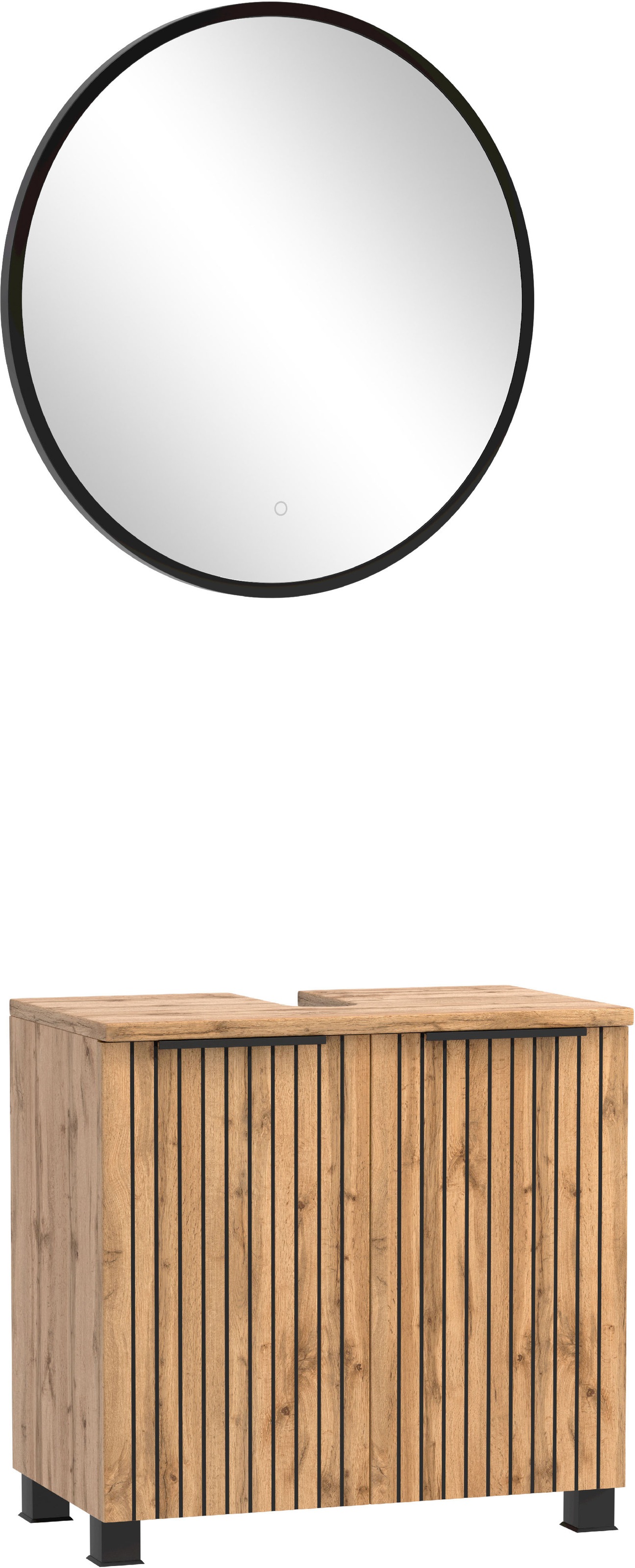 welltime Badezimmer-Set »Welltime Möbel, Carlton Unterbecken-Set 2teilig, 6 günstig online kaufen