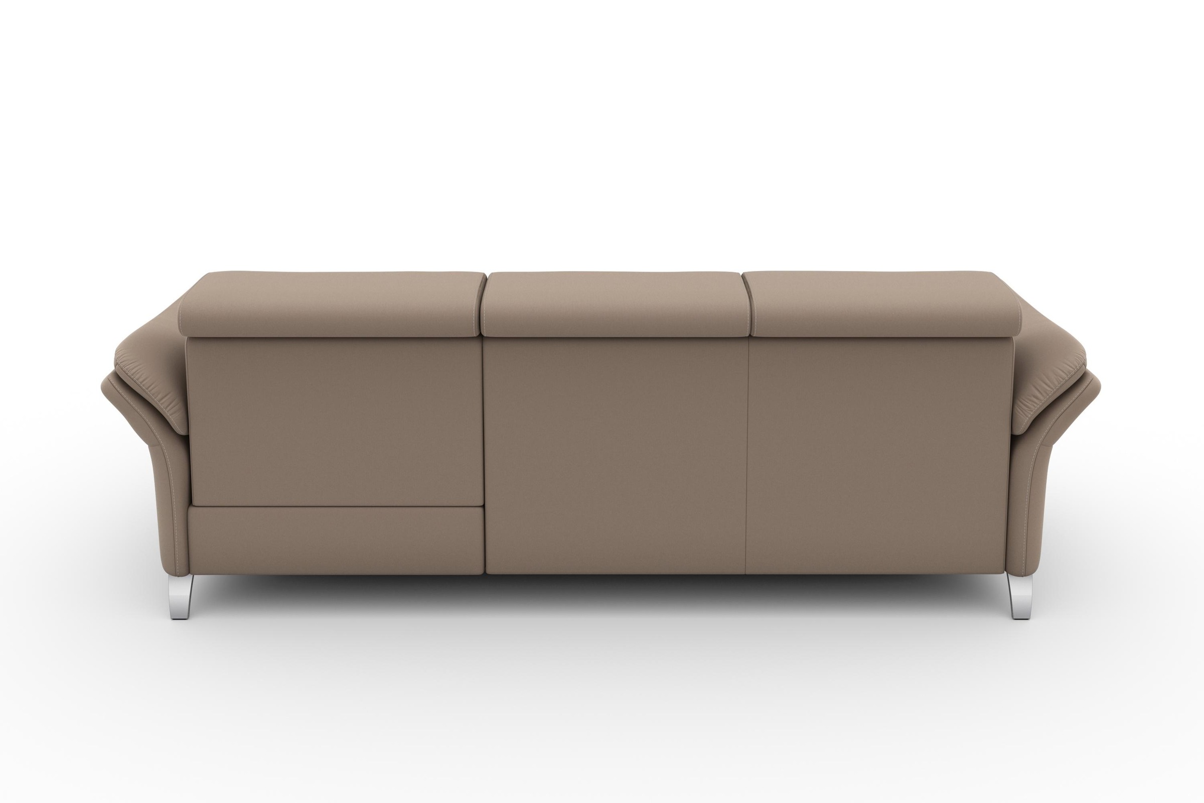 sit&more Ecksofa »Vincenzo L-Form«, inklusive Kopfteilverstellung, wahlweise mit Bettfunktion, Bettkasten
