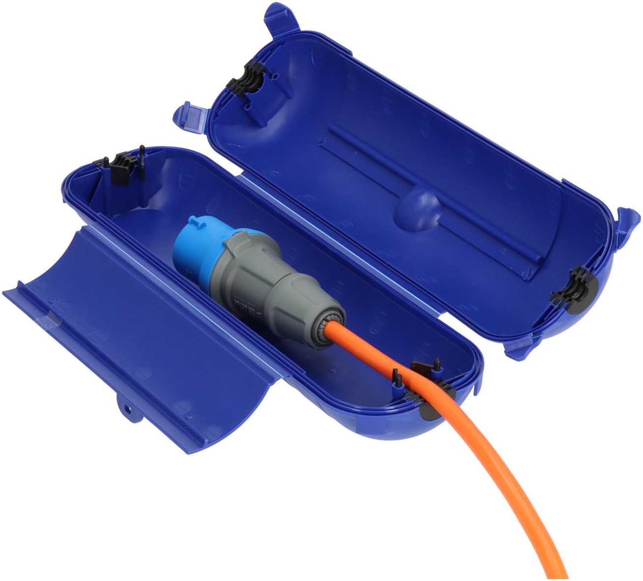Brennenstuhl Reiseadapter »Stecker/Kupplung Safe-Box CEE230V blau«