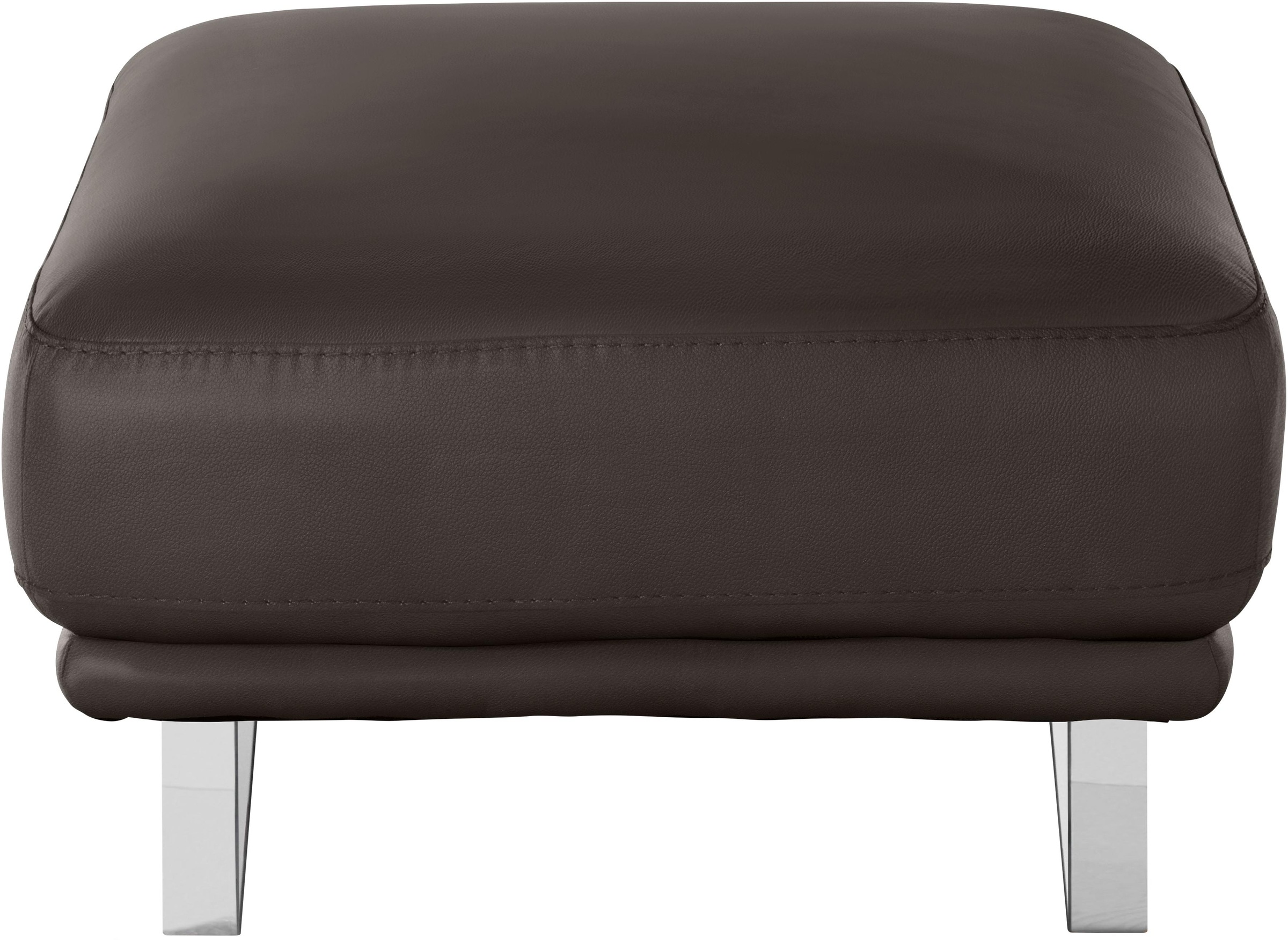 W.SCHILLIG Hocker »montanaa«, mit Metallkufen in Chrom glänzend, Breite 71 cm