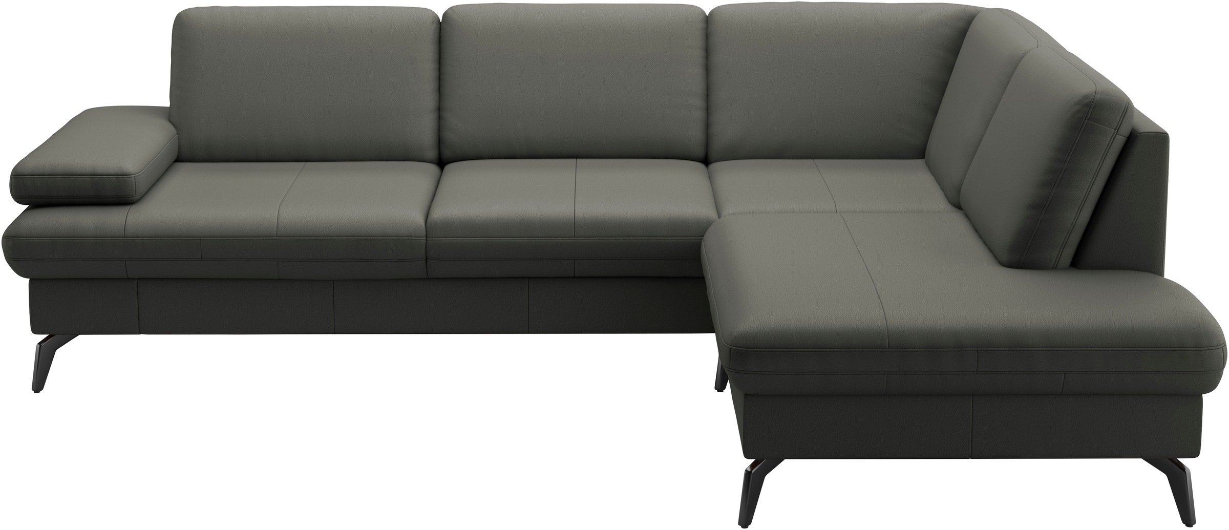 sit&more Ecksofa »Morris L-Form, inkl. Sitztiefenverstellung«, wahlweise mit Armteilverstellung, Bettfunktion & Bettkasten