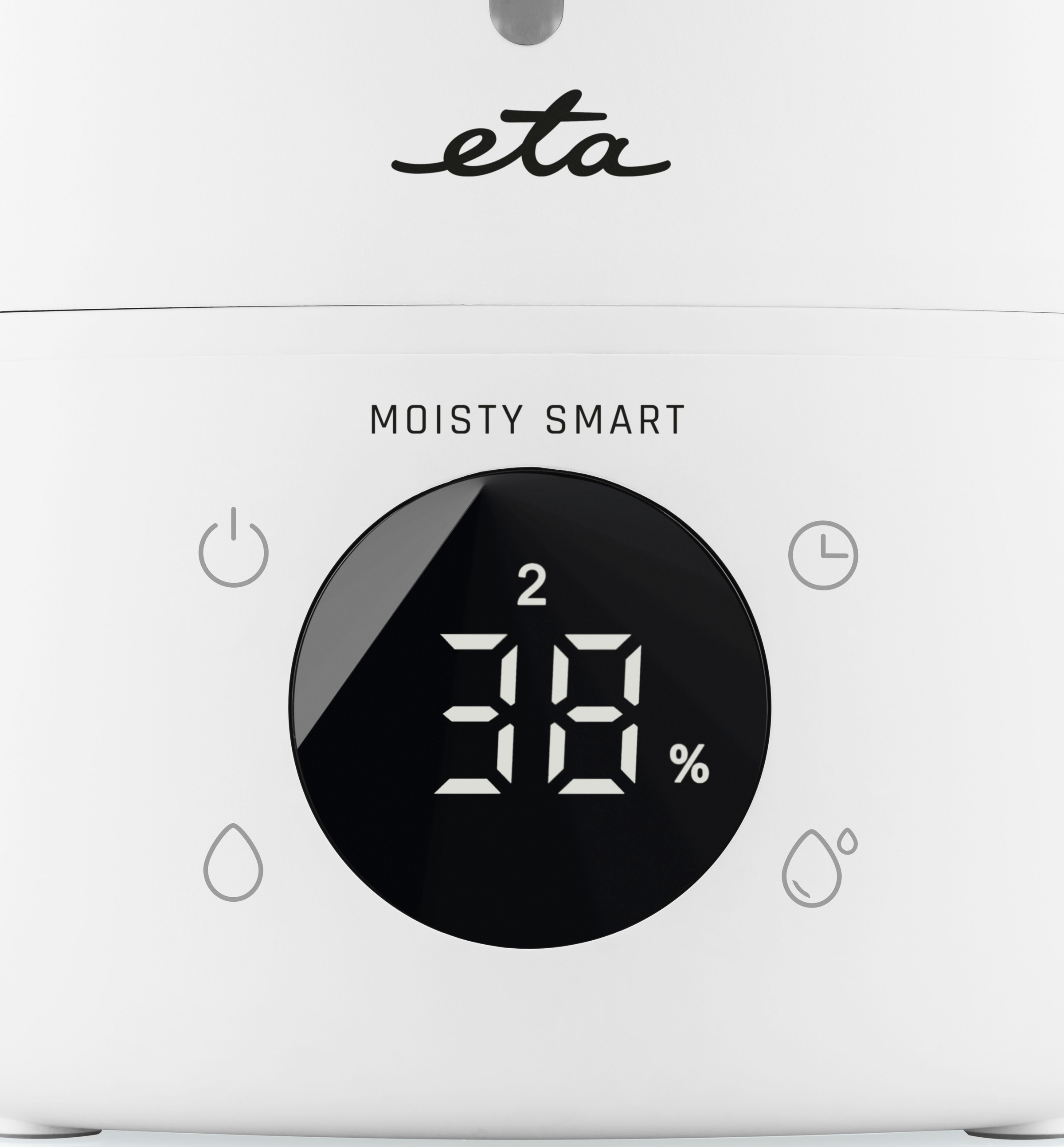 eta Luftbefeuchter »Moisty Smart«, 5 l Wassertank, Ultraschall-Sprühtechnologie, 12 Std. Betrieb, Smart App, LED-Display