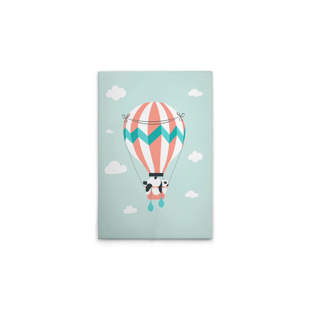 A.S. Création Leinwandbild »Animal Balloon 1 - Wandbild Grün Weiß Rot Keilr günstig online kaufen