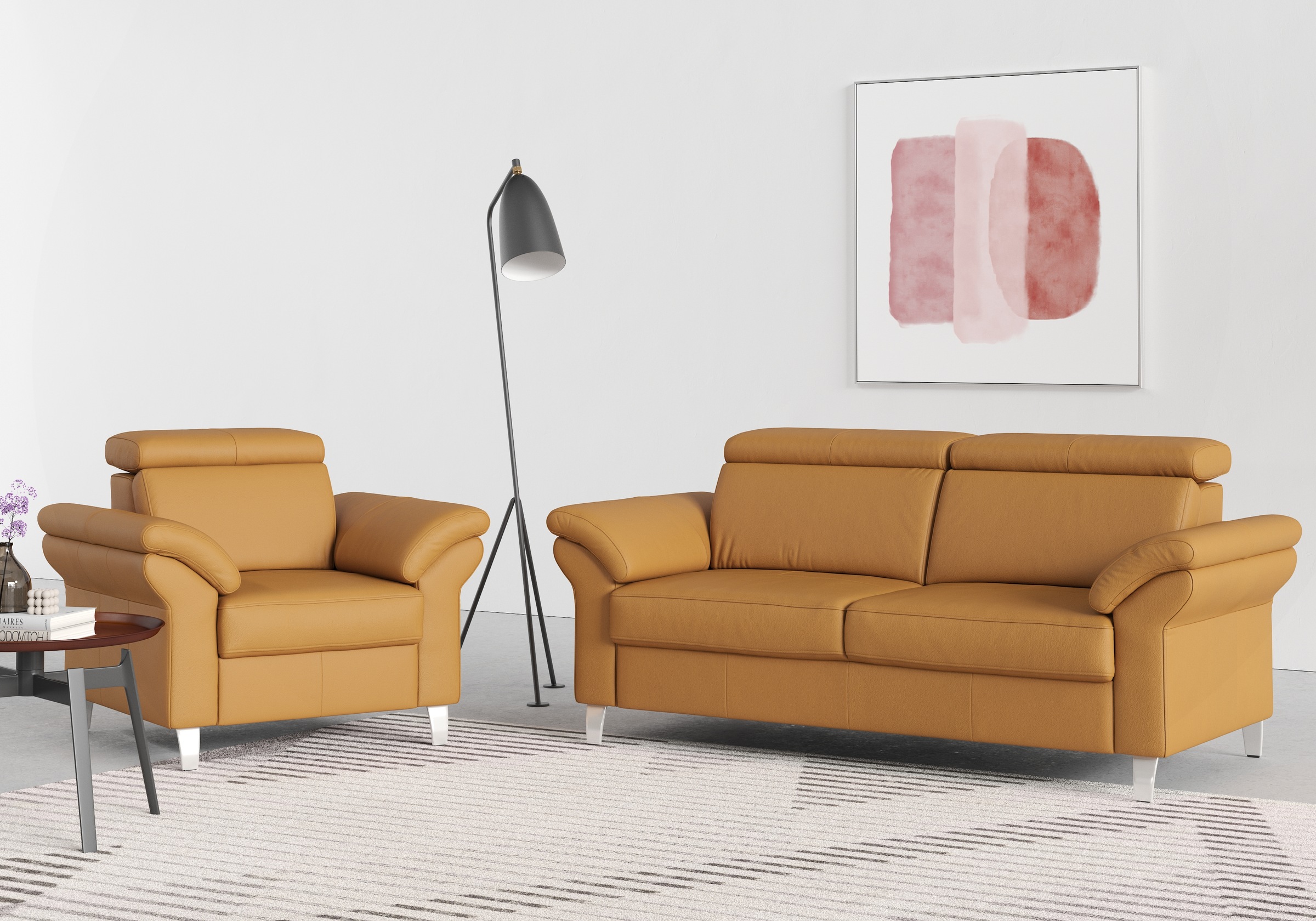 sit&more 2,5-Sitzer »Arngast«, inklusive Federkern und Kopfteilverstellung