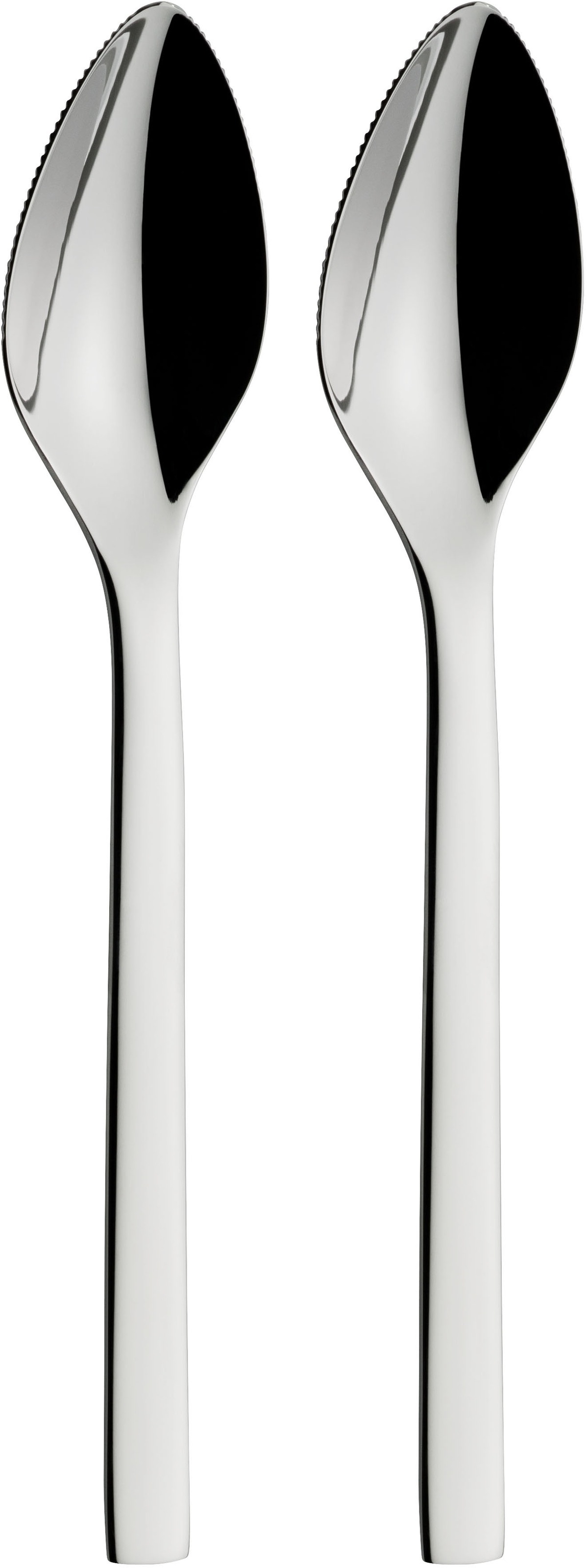 WMF Bestecklöffel »Nuova« 2-tlg., gezahnte Löffelkante, Cromargan Edelstahl günstig online kaufen