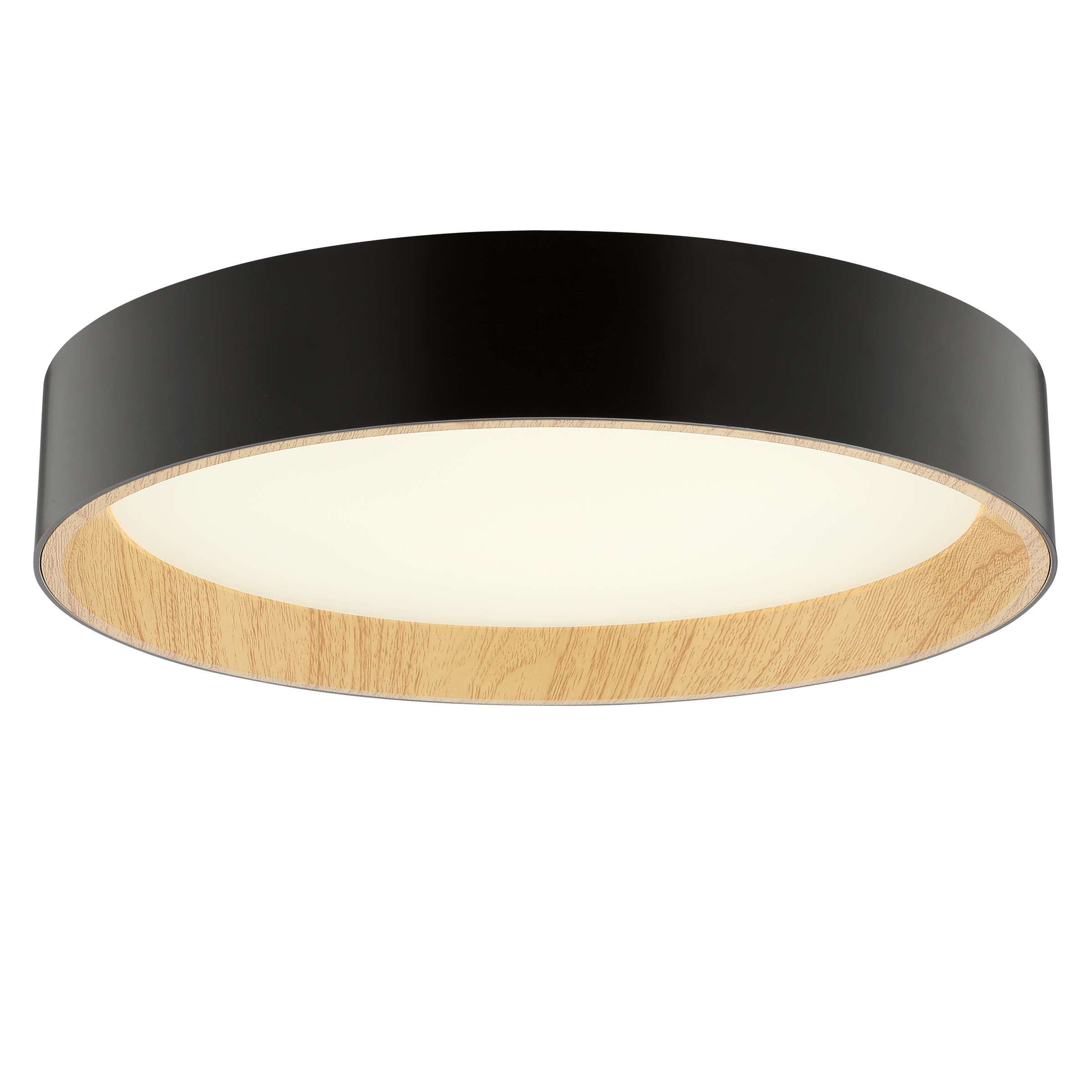 Brilliant Led Deckenleuchte »Larios« Led-Modul 1 Stk. Warmweiß - Kaltweiß Ø 39 Cm, 2100lm, 3000-6500K, Dimmbar, Braun/schwarz