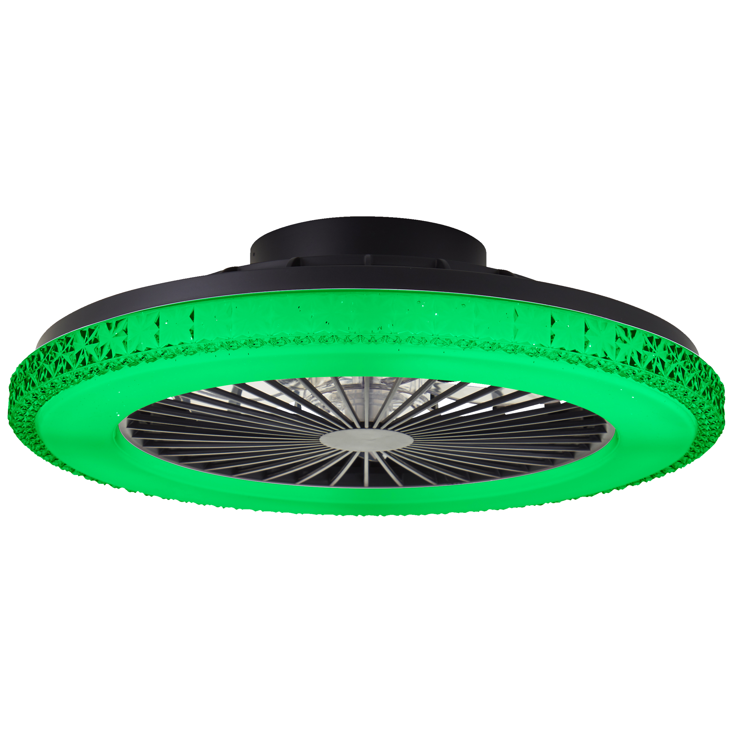 Brilliant LED Deckenleuchte »Badria«, mit Ventilator, 49 cm, digitales RGB, 4700 lm, dimmbar, 3000-6500 K